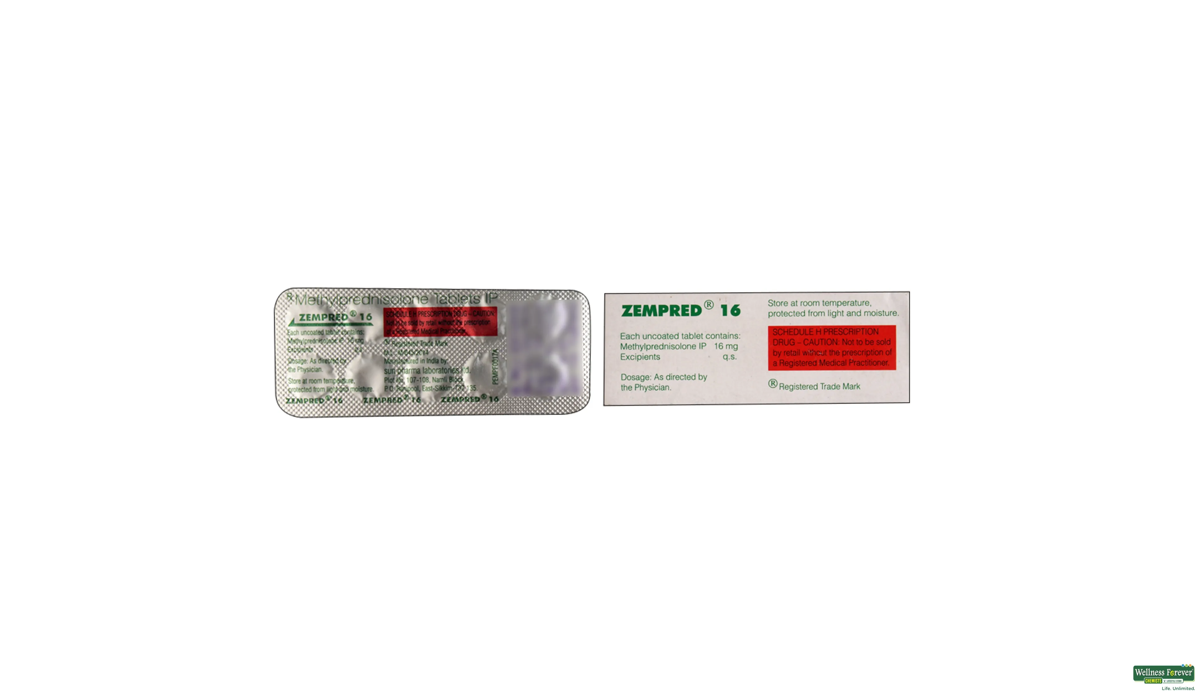 ZEMPRED 16MG 10TAB- 2, 10TAB, 