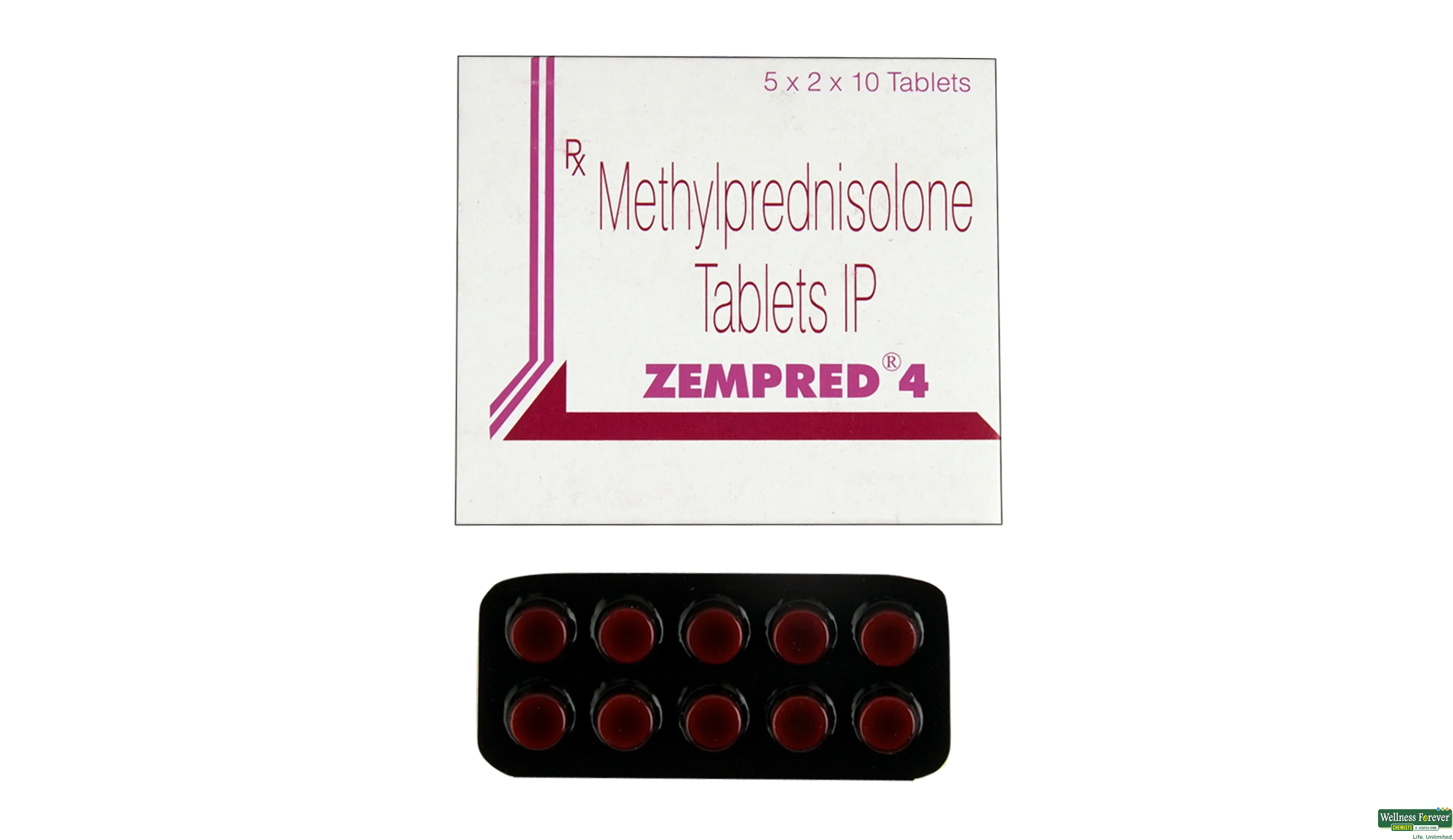 ZEMPRED 4MG 10TAB- 1, 10TAB, 