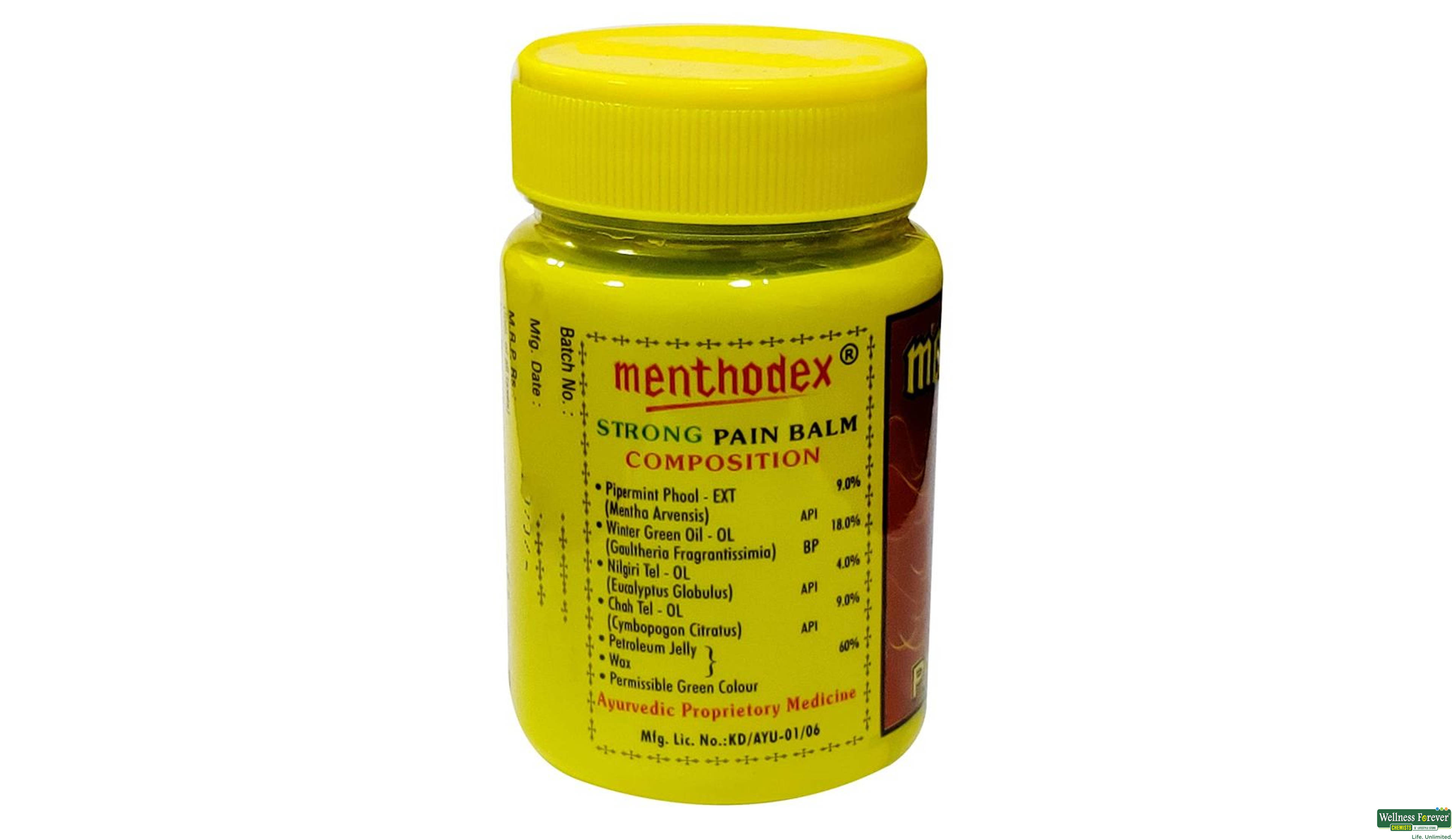 MENTHODEX BALM 100GM- 3, 100GM, 