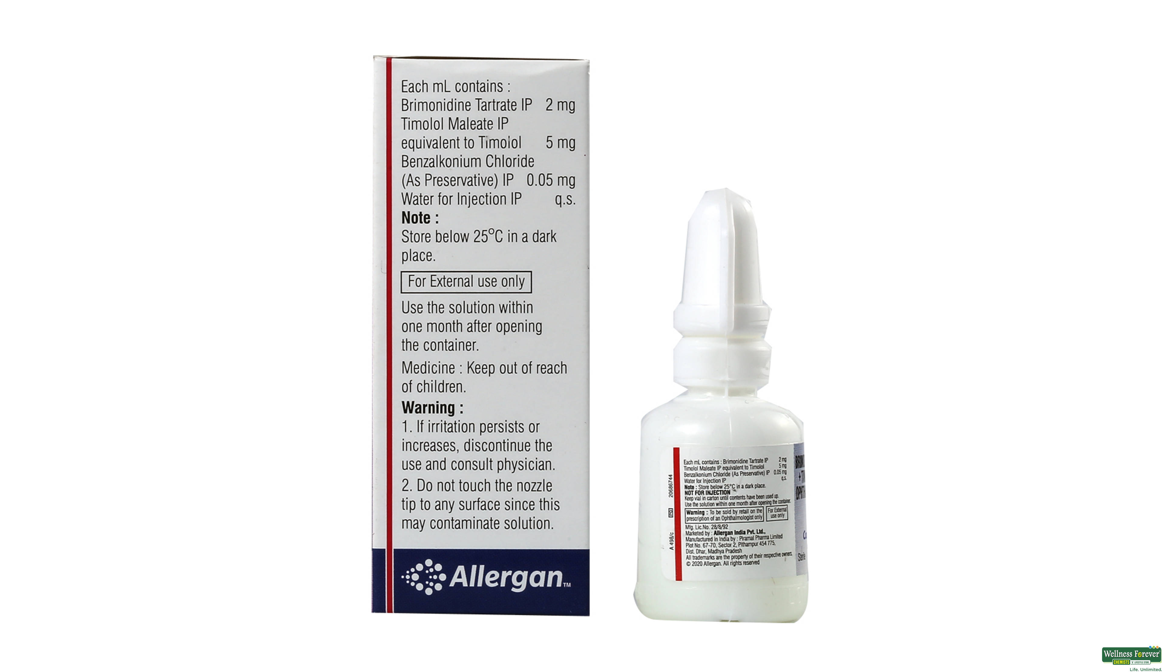 COMBIGAN E/DROP 5ML- 2, 5ML, 