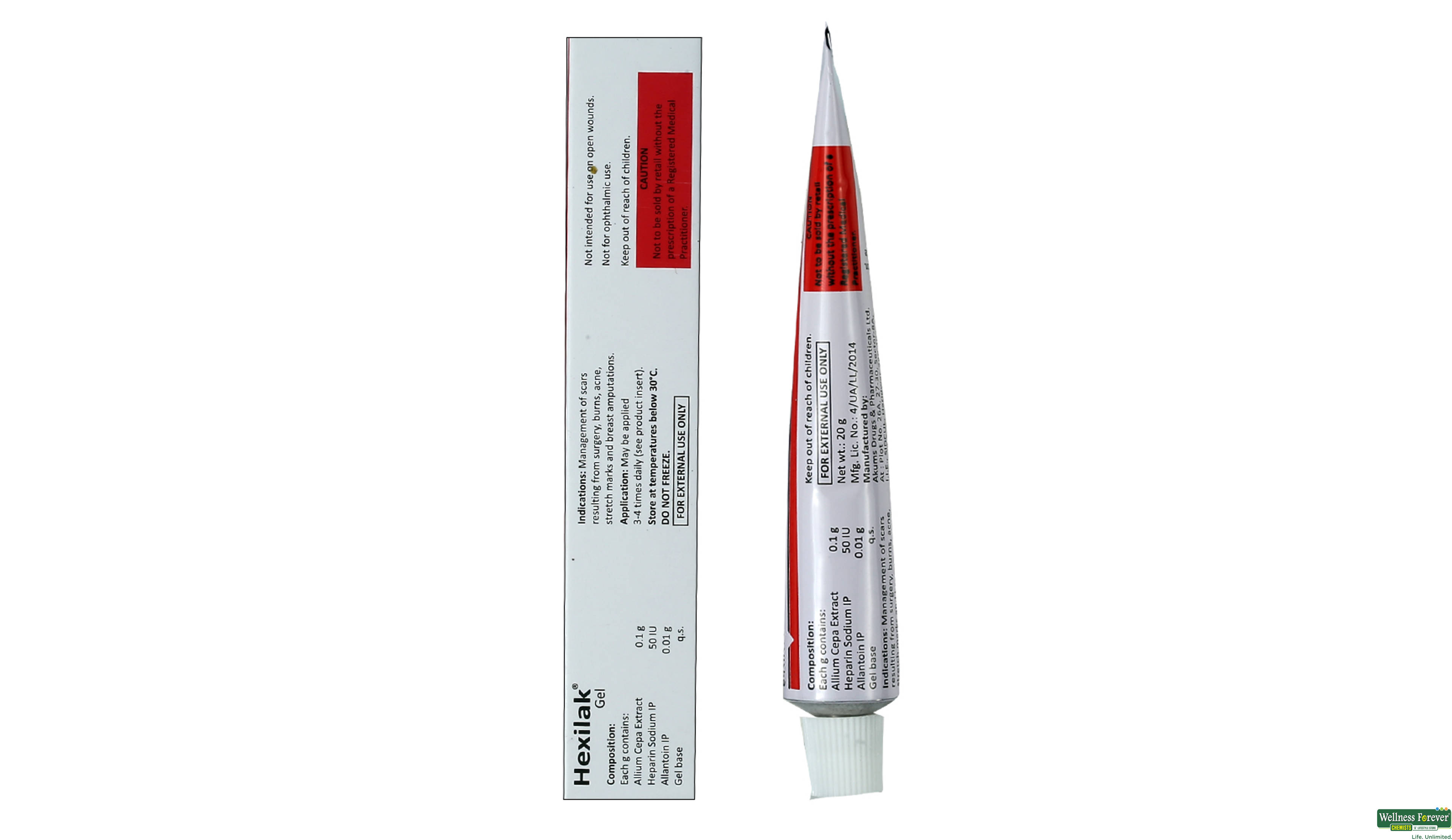 HEXILAK GEL 20GM- 2, 20GM, null