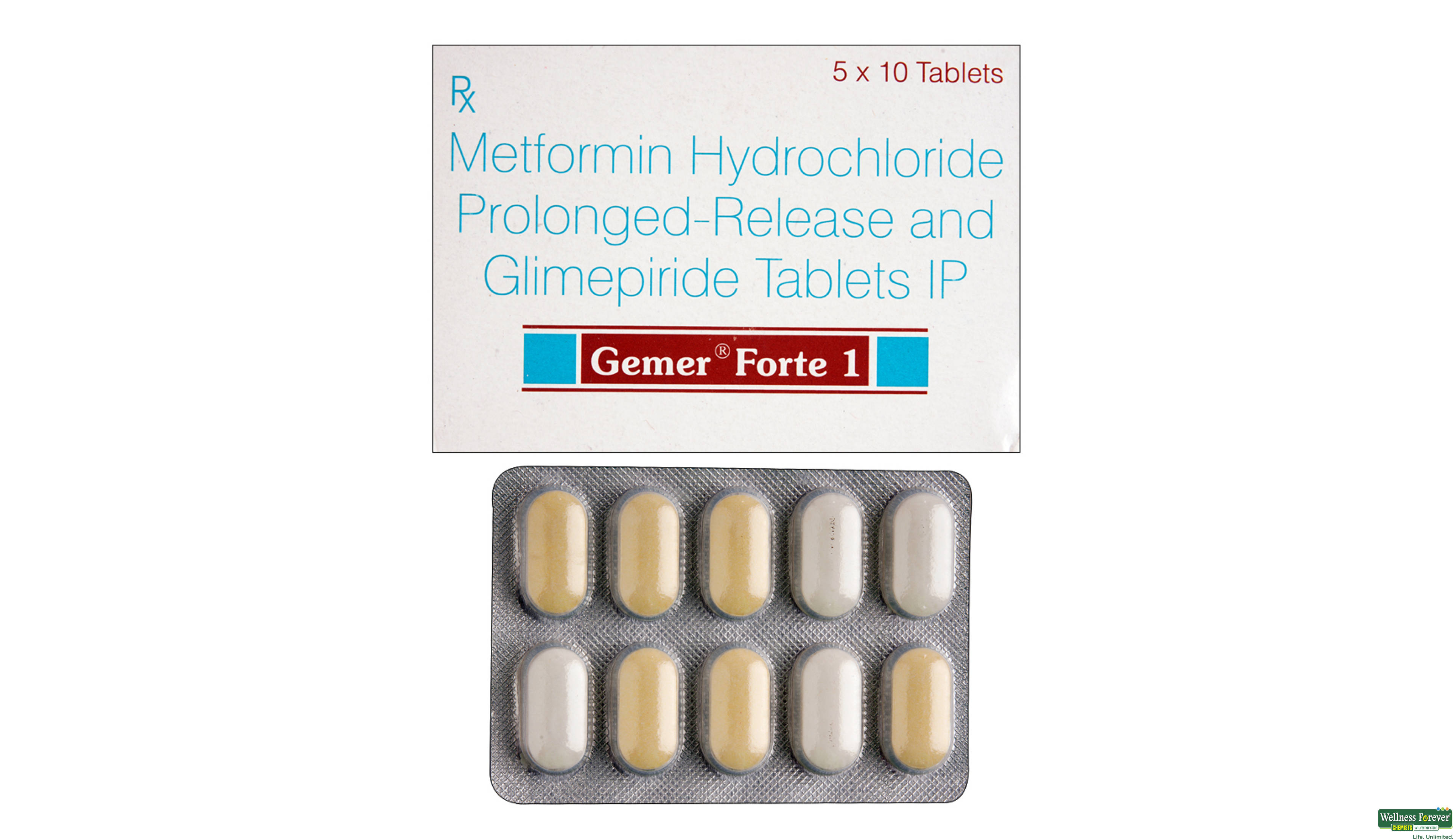 GEMER-FORTE 1MG 10TAB- 1, 10TAB, 