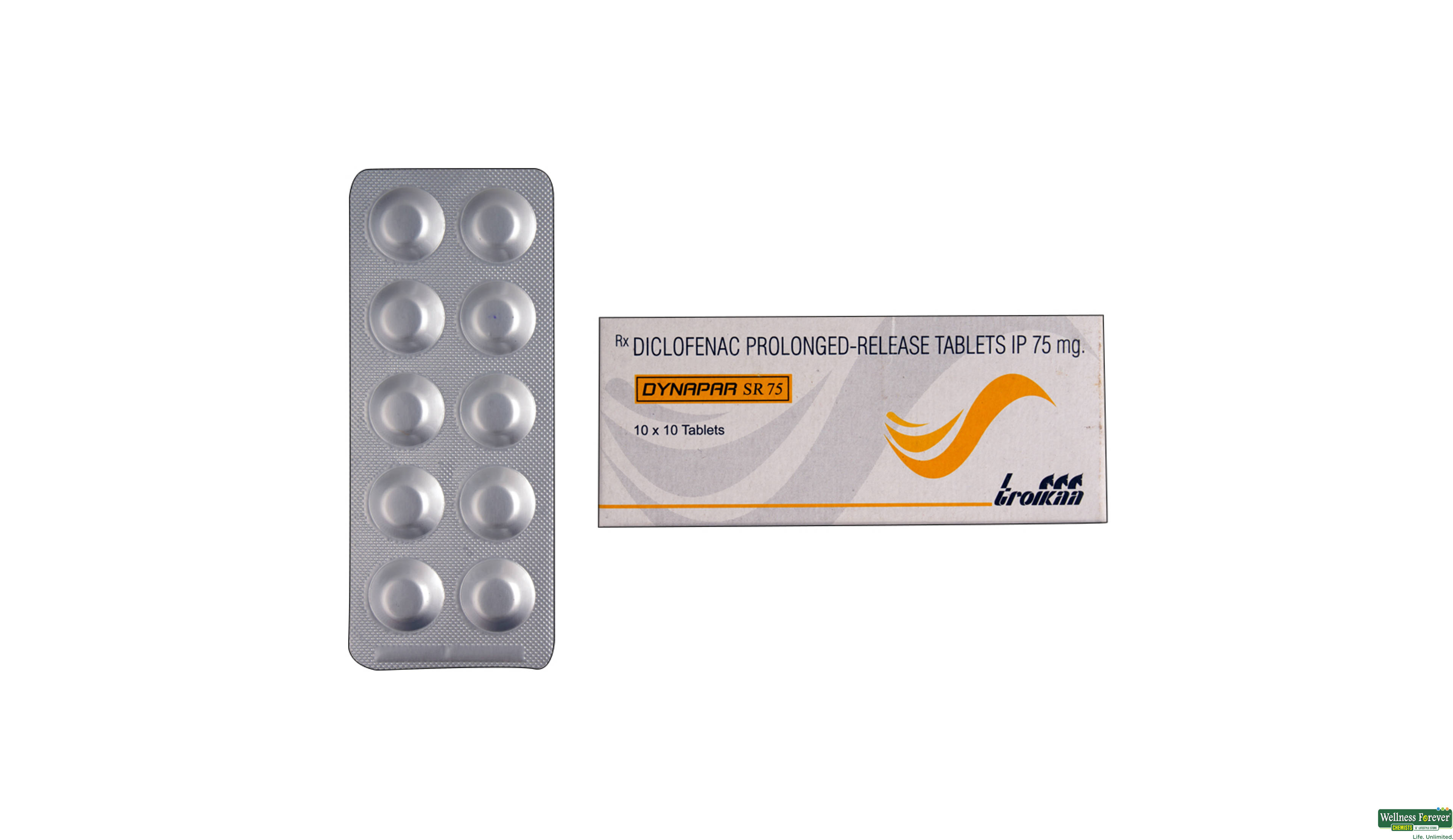 DYNAPAR-SR 75MG 10TAB- 1, 10TAB, 