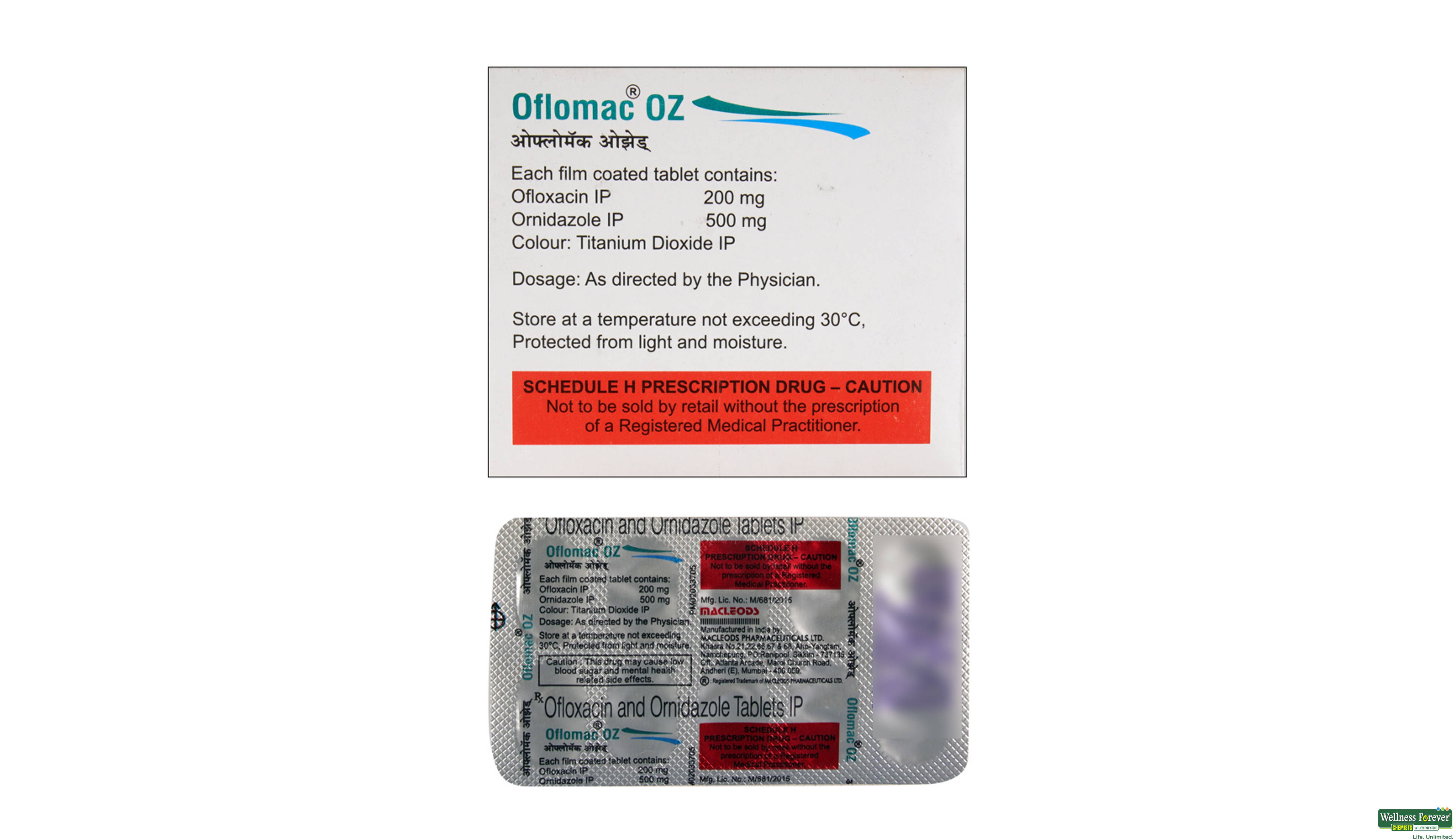 OFLOMAC-OZ 10TAB- 2, 10TAB, null
