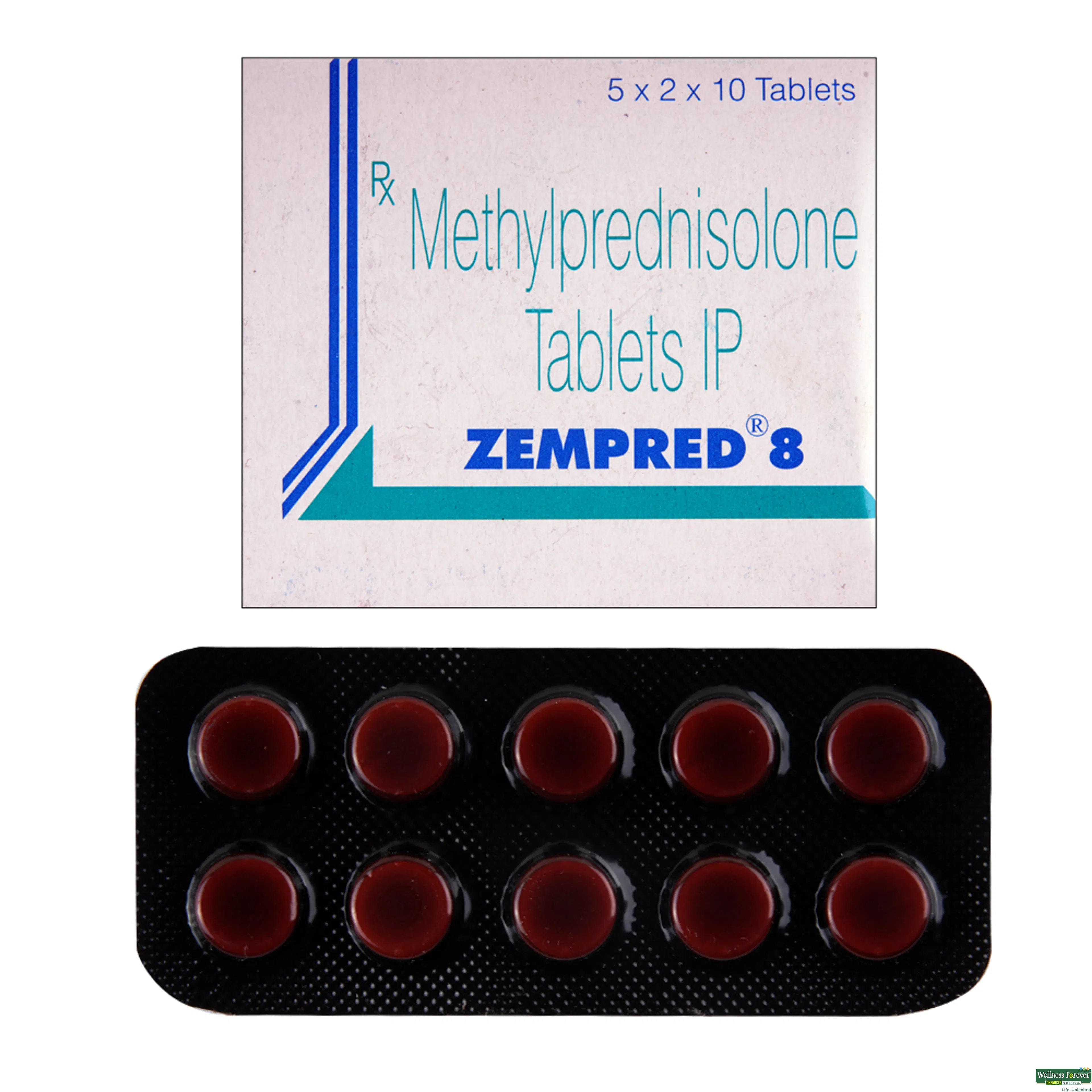 ZEMPRED 8MG 10TAB-image