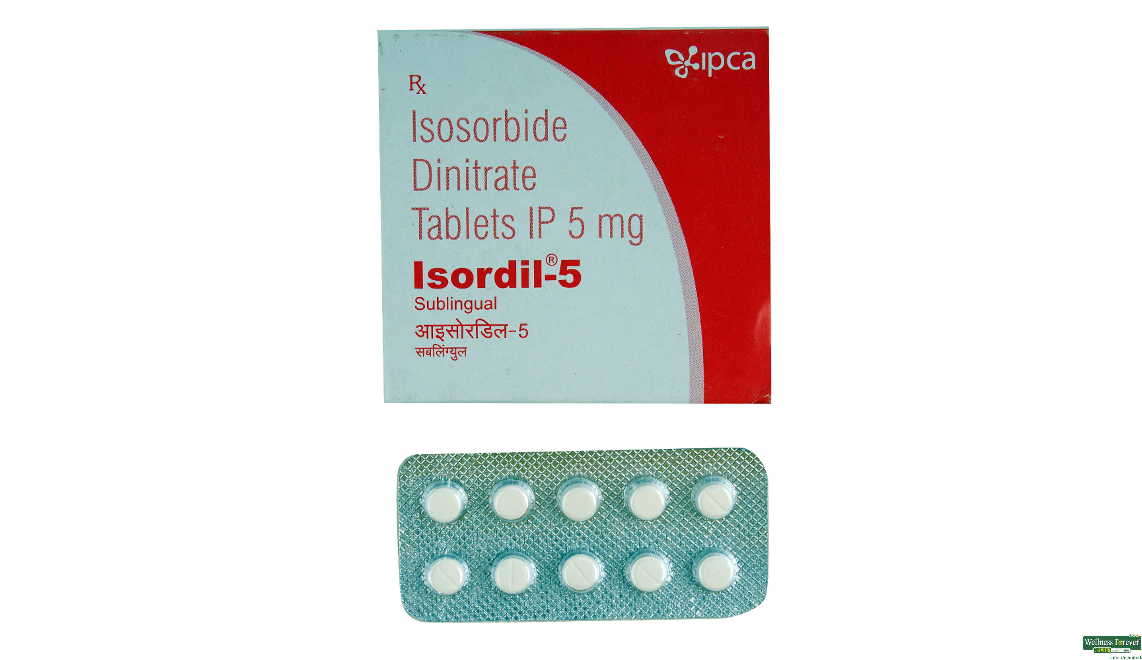 ISORDIL 5MG 10TAB- 1, 10TAB, 