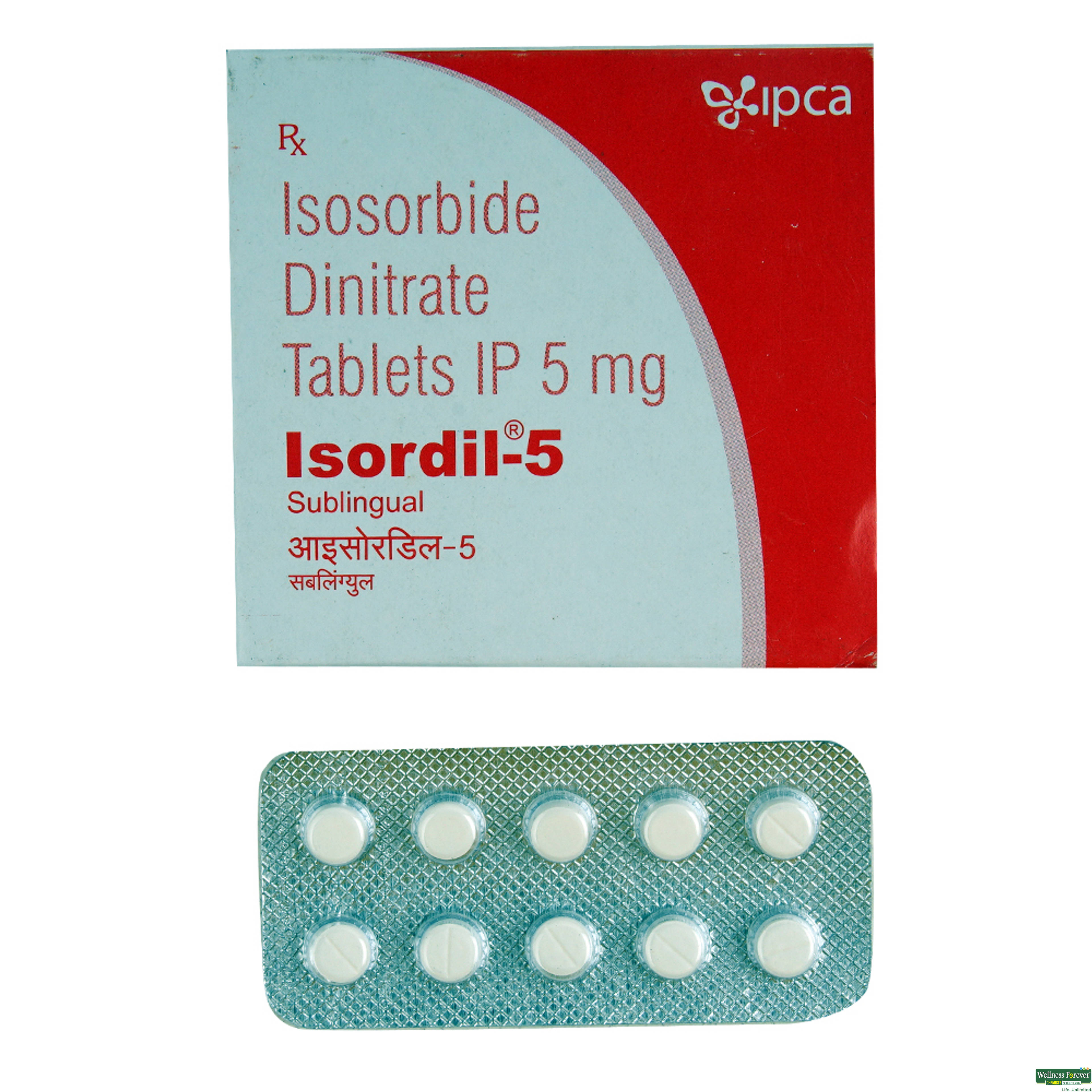 ISORDIL 5MG 10TAB-image
