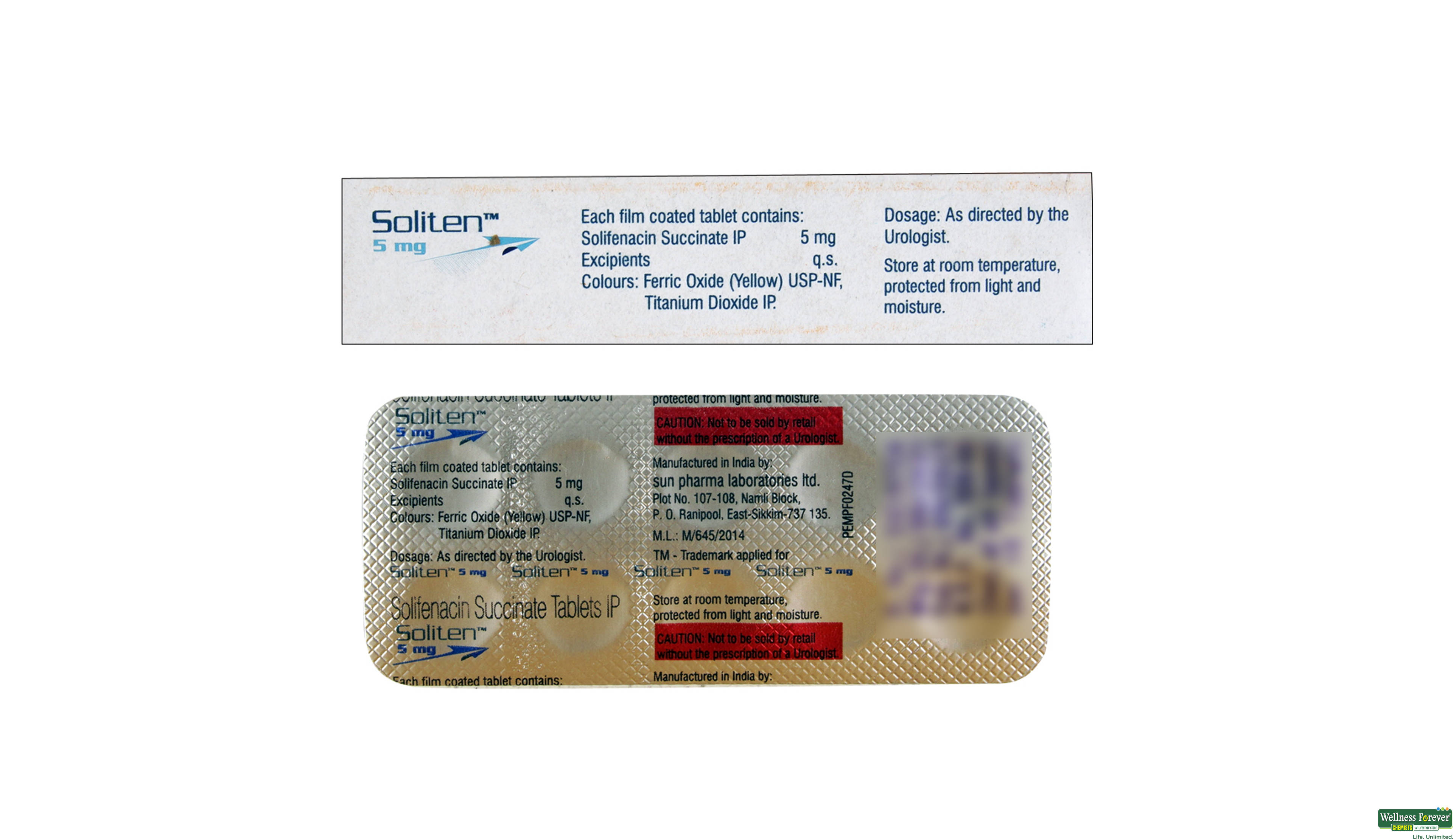 SOLITEN 5MG 10TAB- 2, 10TAB, 