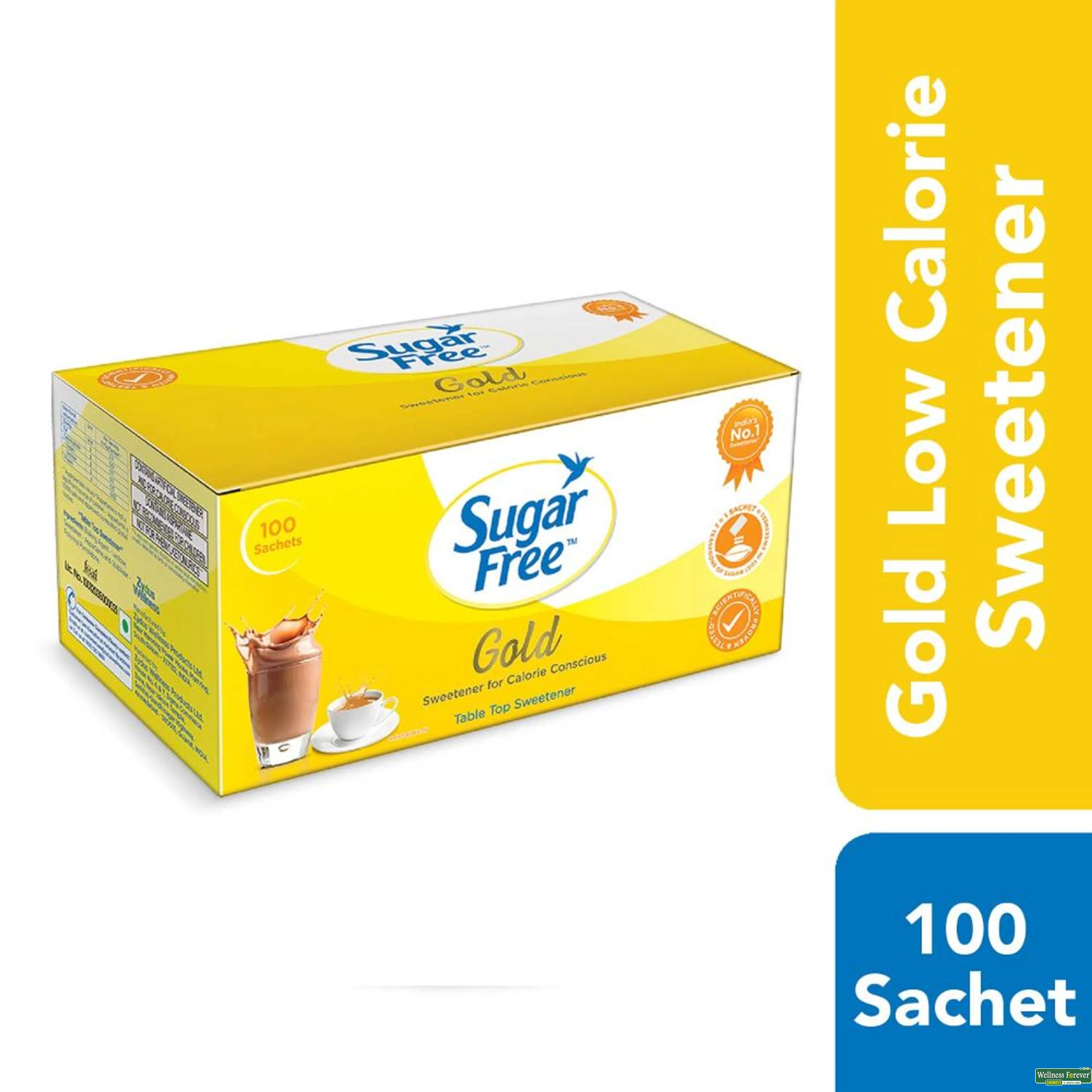 SUGAR FREE GOLD PWDR 100PC-image