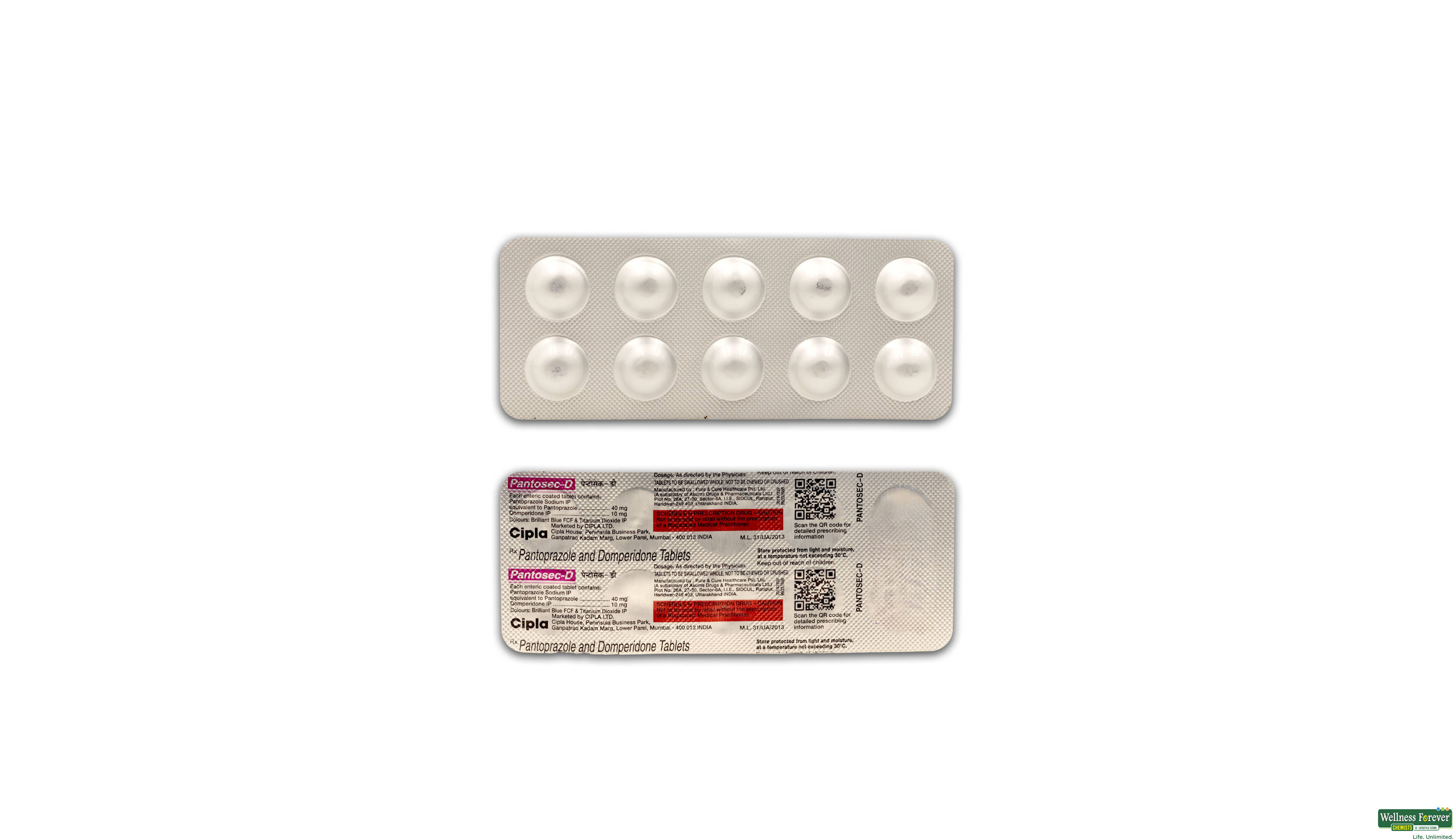PANTOSEC-D 10TAB- 1, 10TAB, null