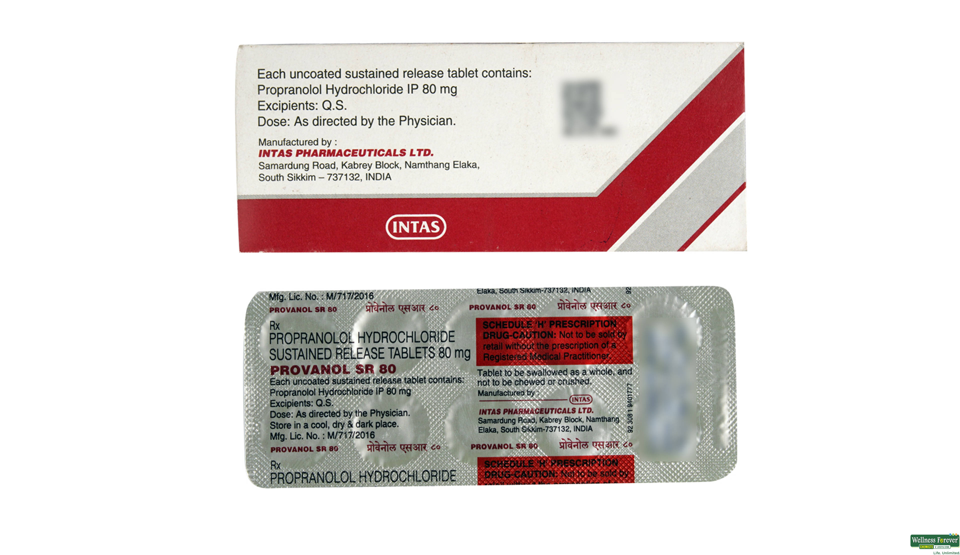 PROVANOL-SR 80MG 10TAB- 2, 10TAB, null