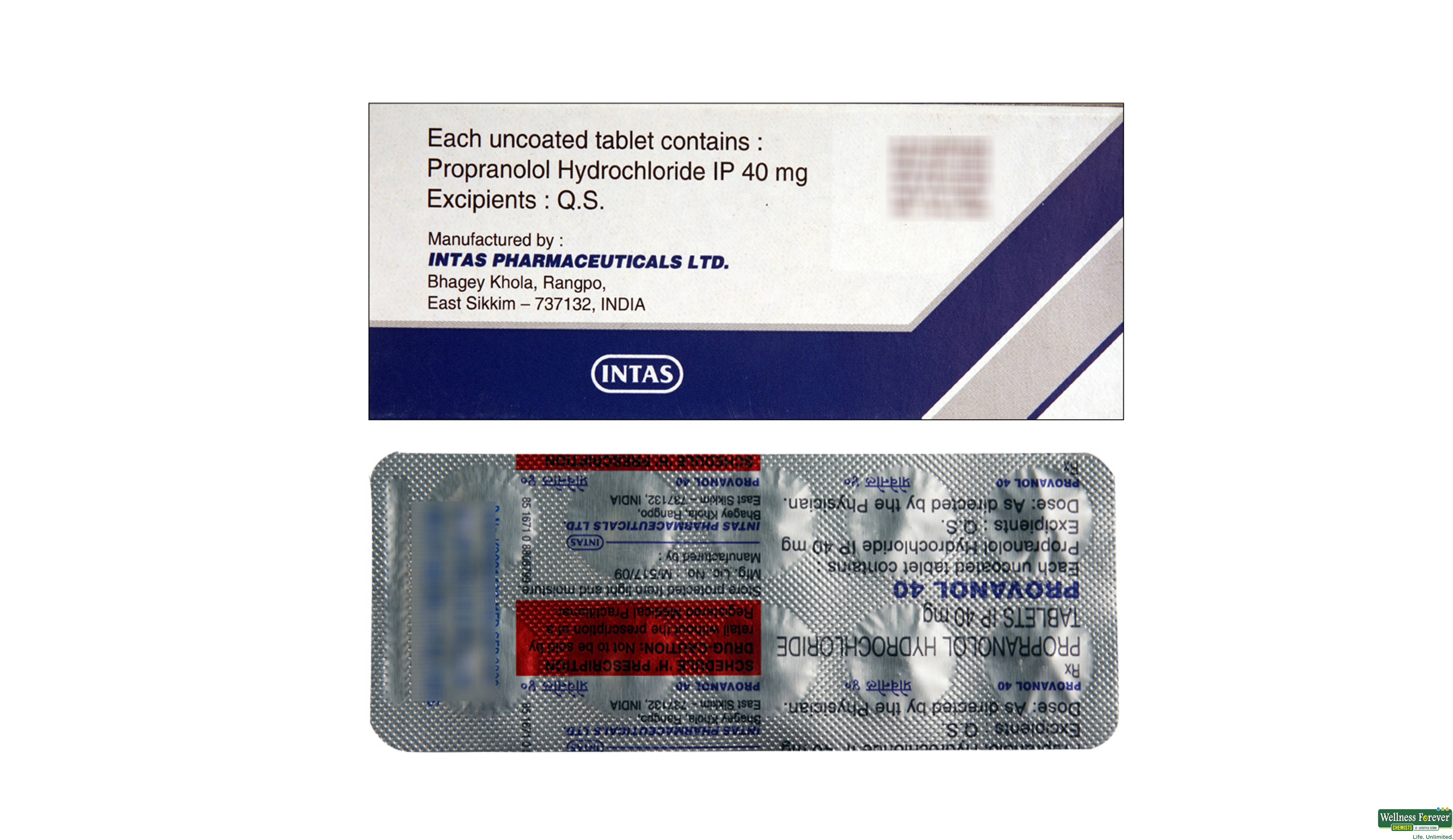 PROVANOL 40MG 10TAB- 2, 10TAB, null