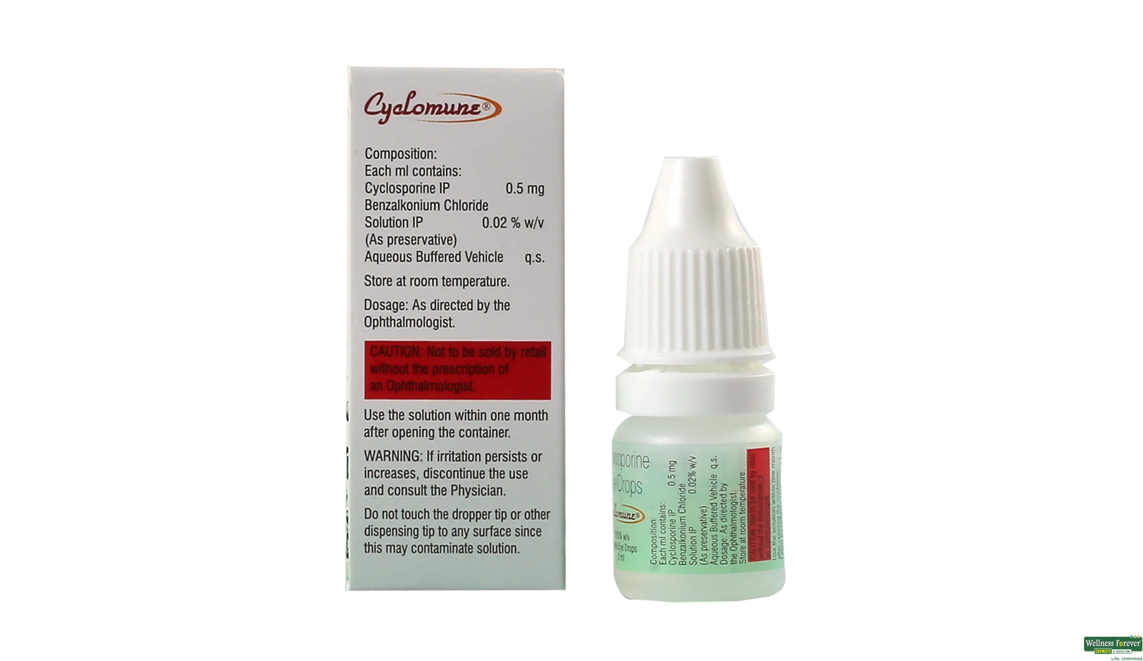 CYCLOMUNE 0.05% E/DROP 3ML- 2, 3ML, null