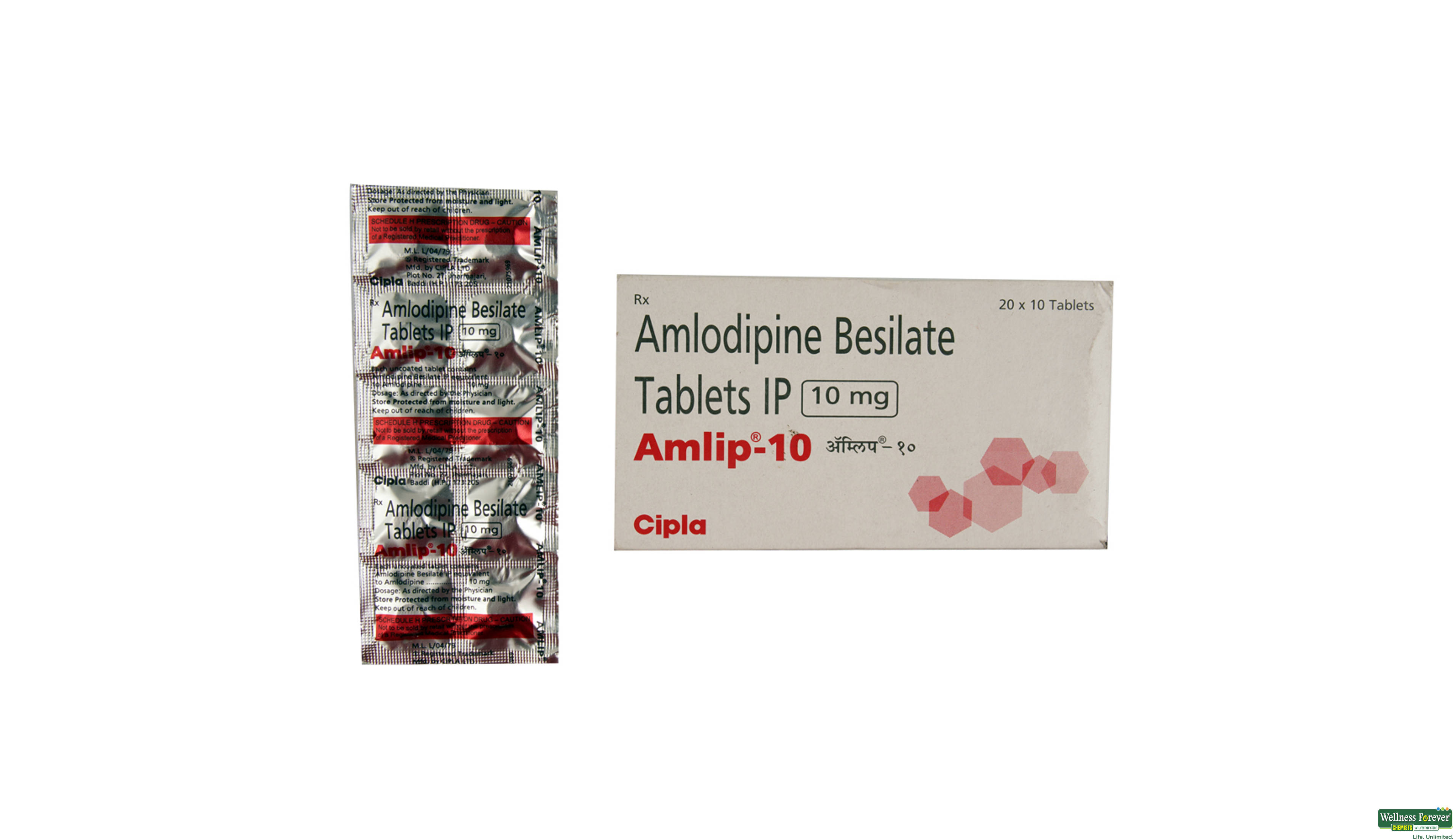 AMLIP 10MG 10TAB- 1, 10TAB, 