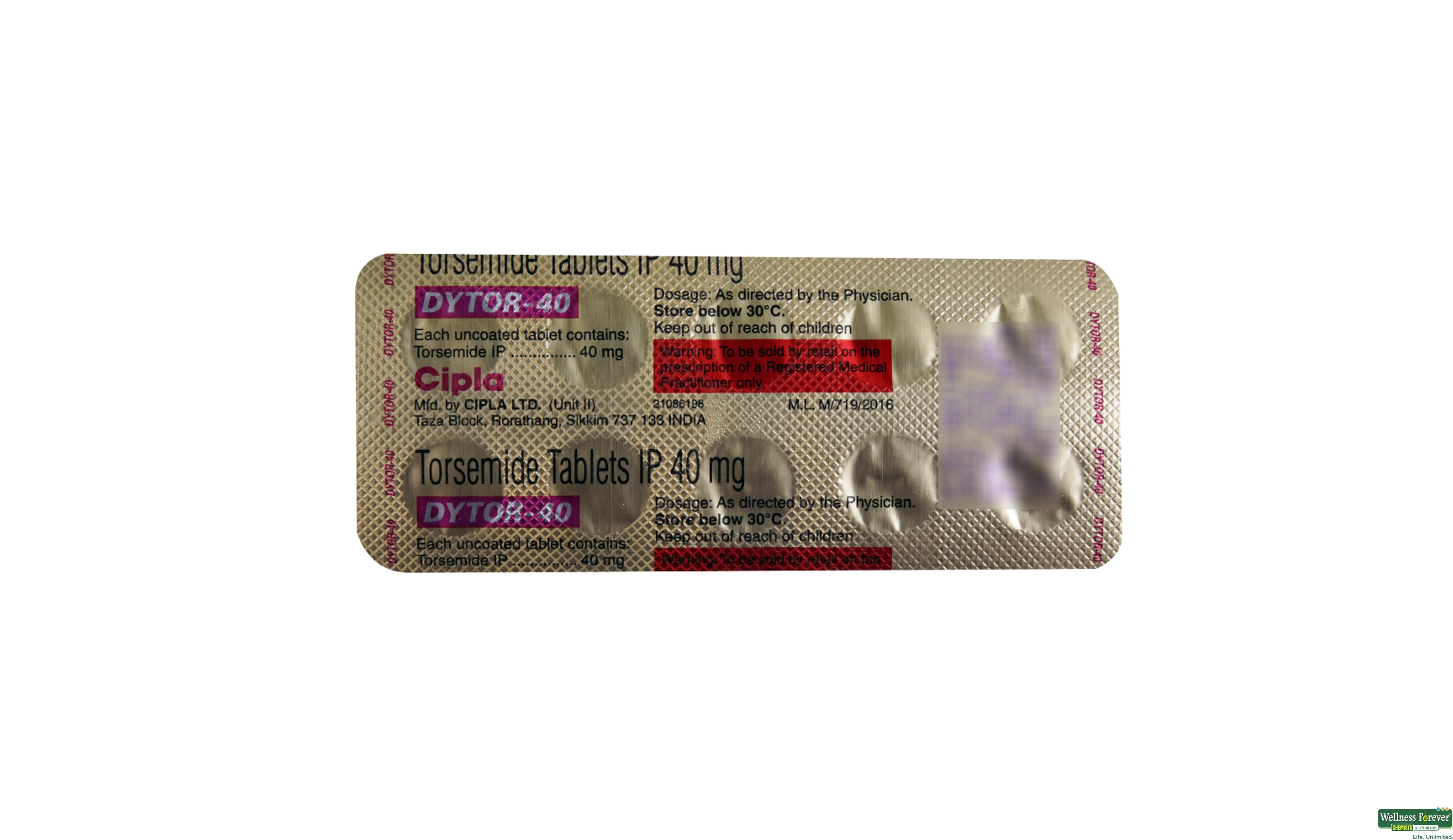 DYTOR 40MG 10TAB- 2, 10TAB, 