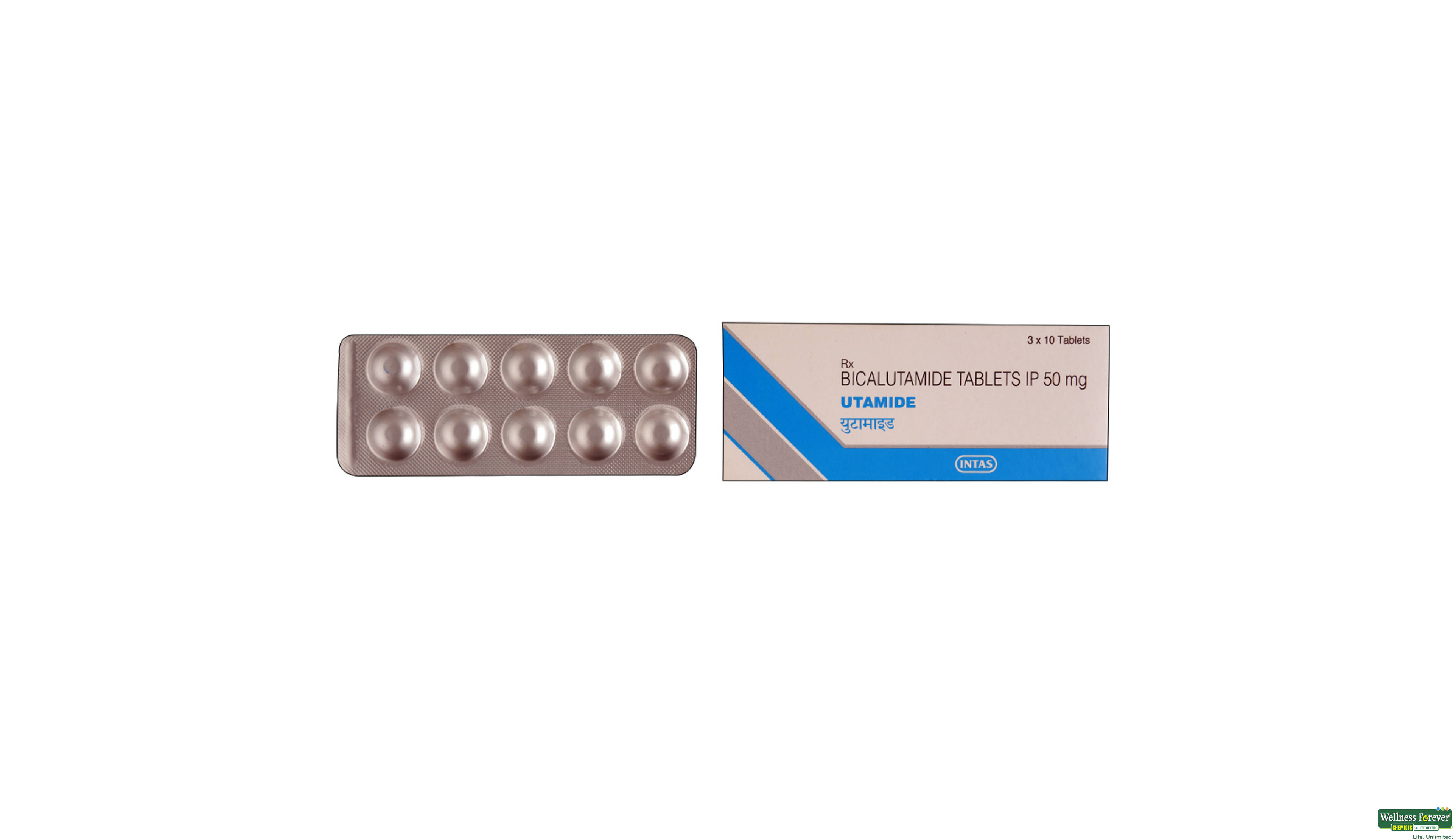 UTAMIDE 50MG 10TAB- 1, 10TAB, 