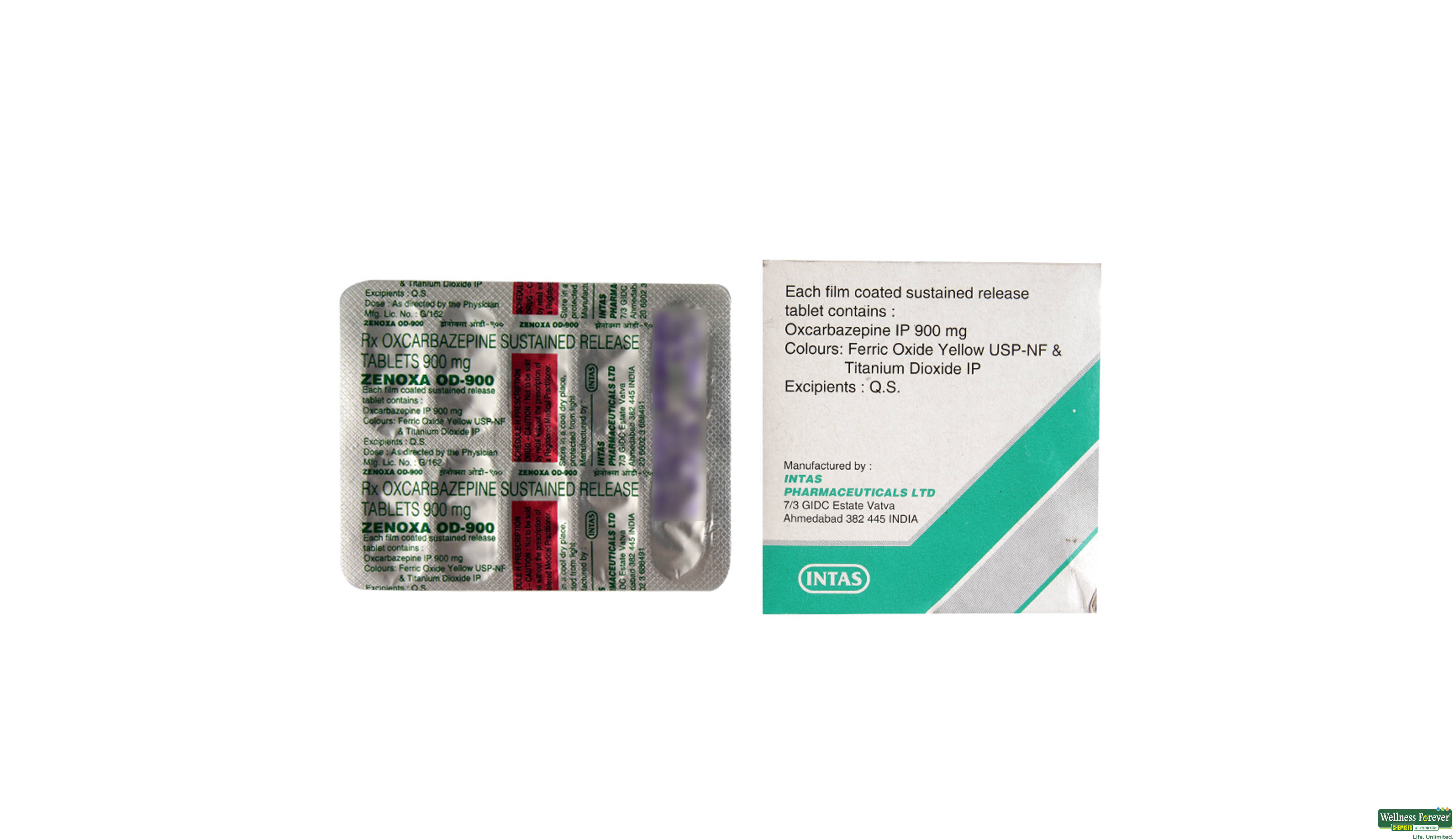 ZENOXA-OD 900MG 10TAB- 2, 10TAB, null