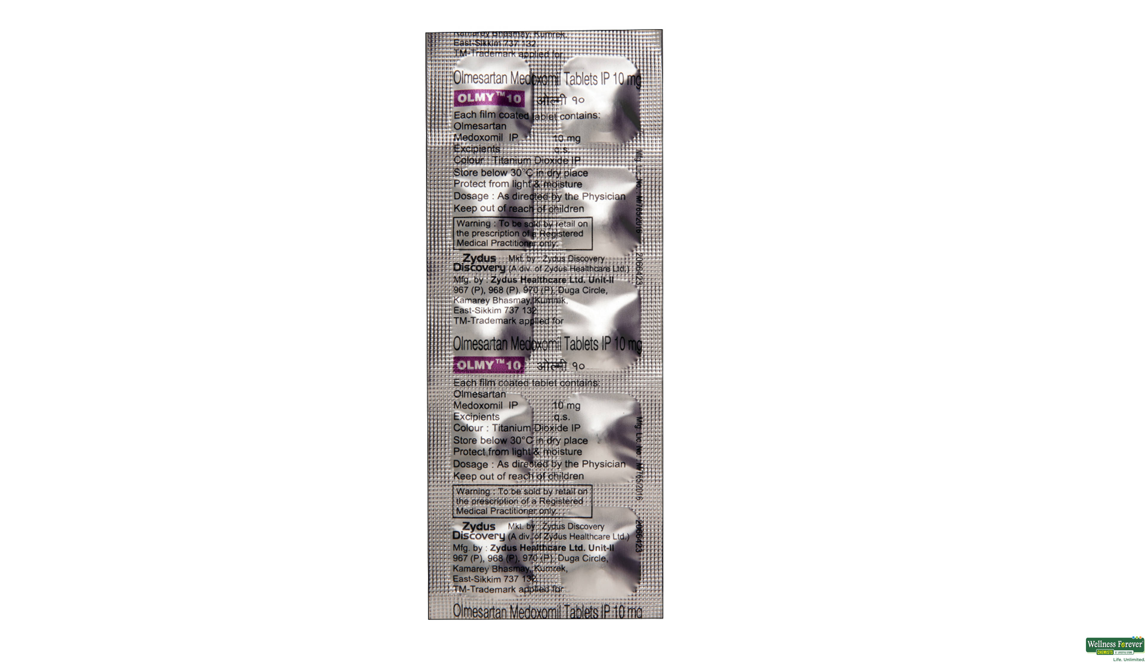 OLMY 10MG 10TAB- 1, 10TAB, 