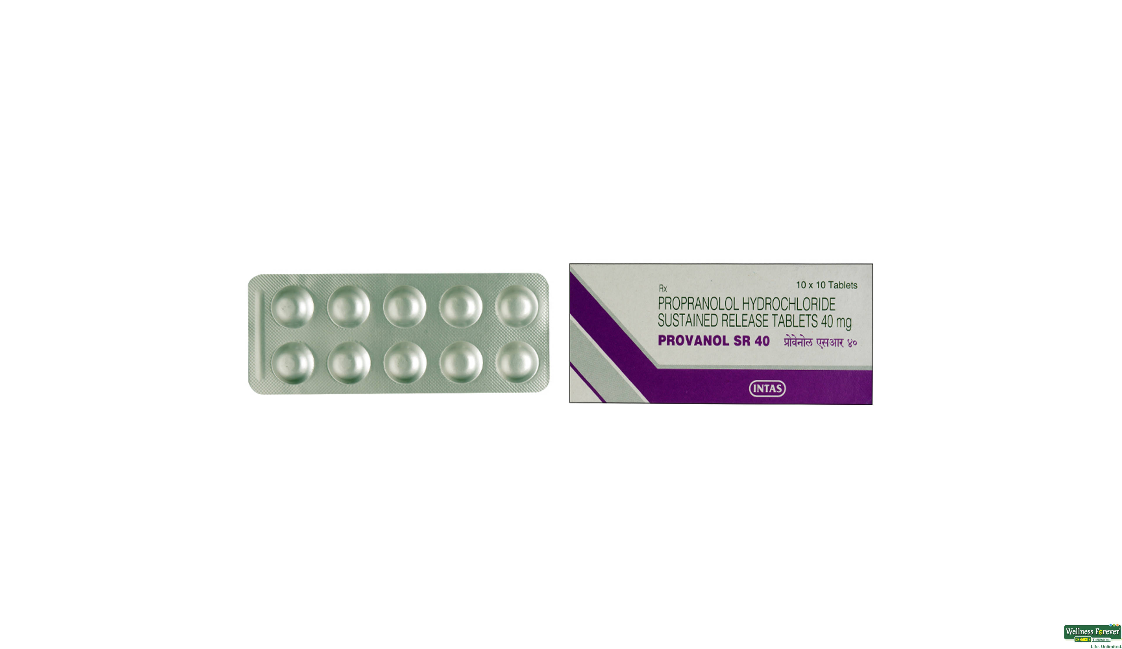 PROVANOL-SR 40MG 10TAB- 1, 10TAB, 