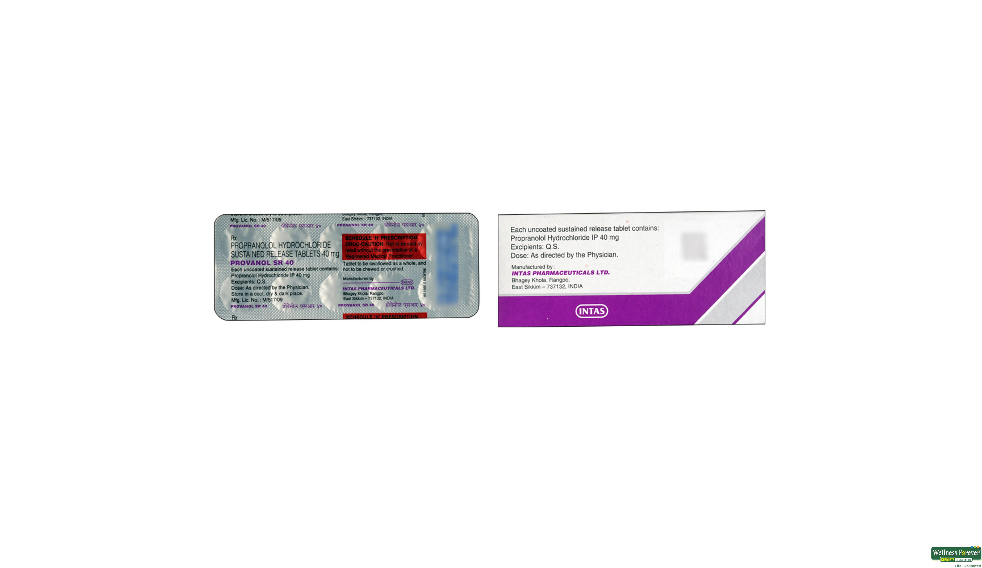 PROVANOL-SR 40MG 10TAB- 2, 10TAB, 