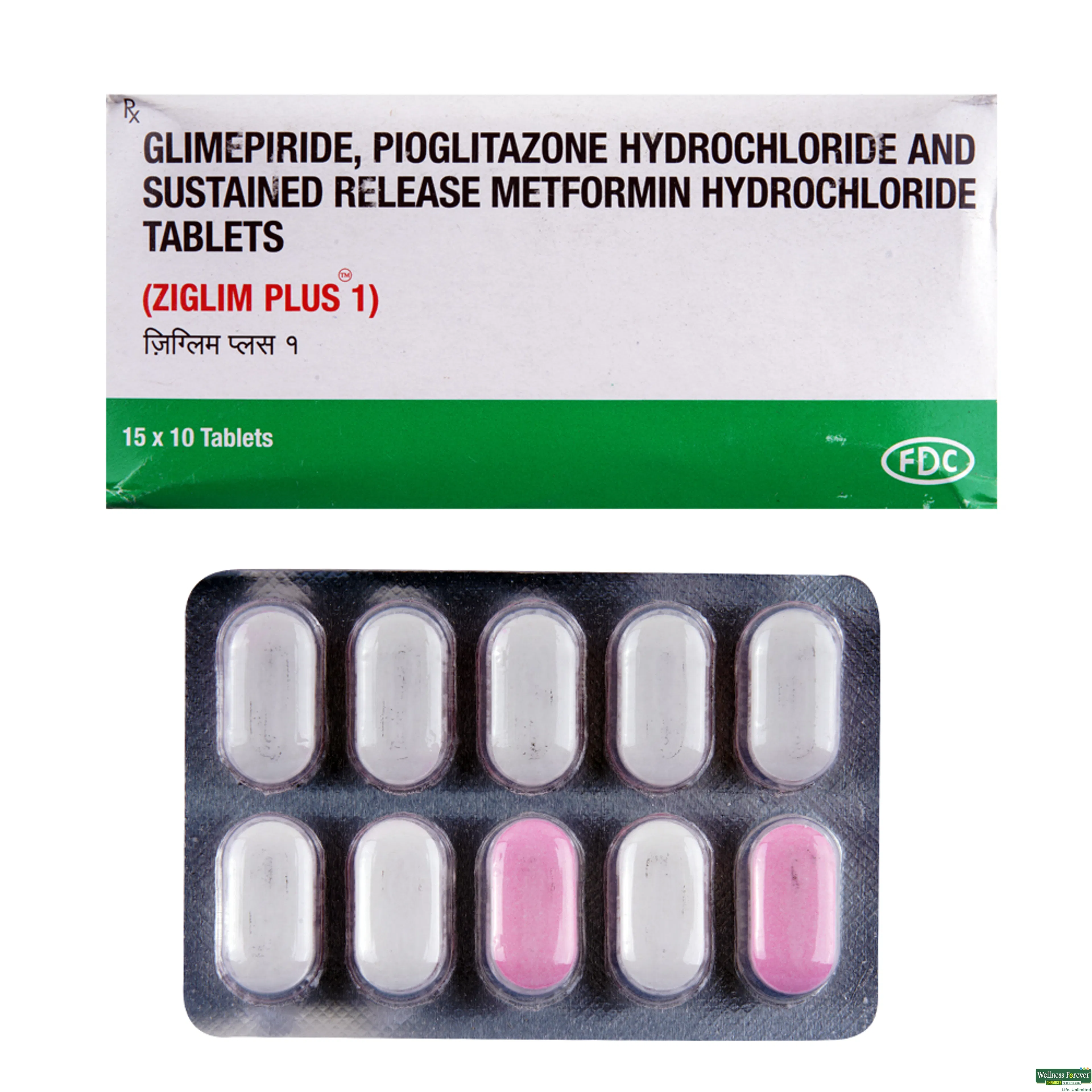 ZIGLIM-PLUS 1MG 10TAB-image