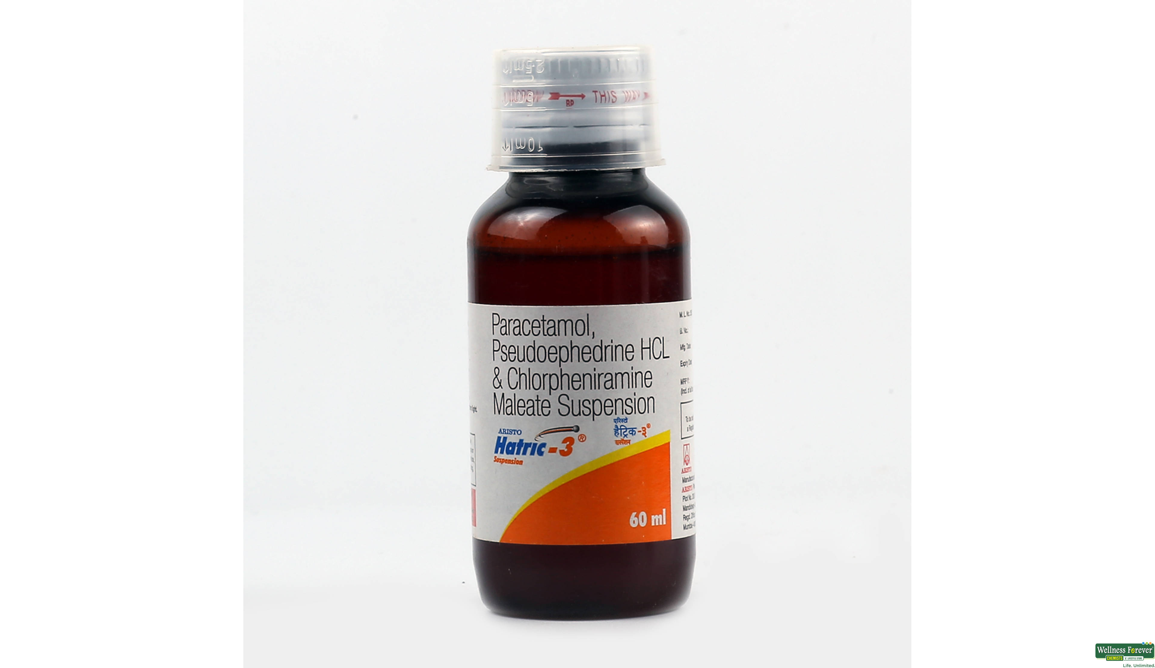 HATRIC-3 SYP 60ML- 1, 60ML, null