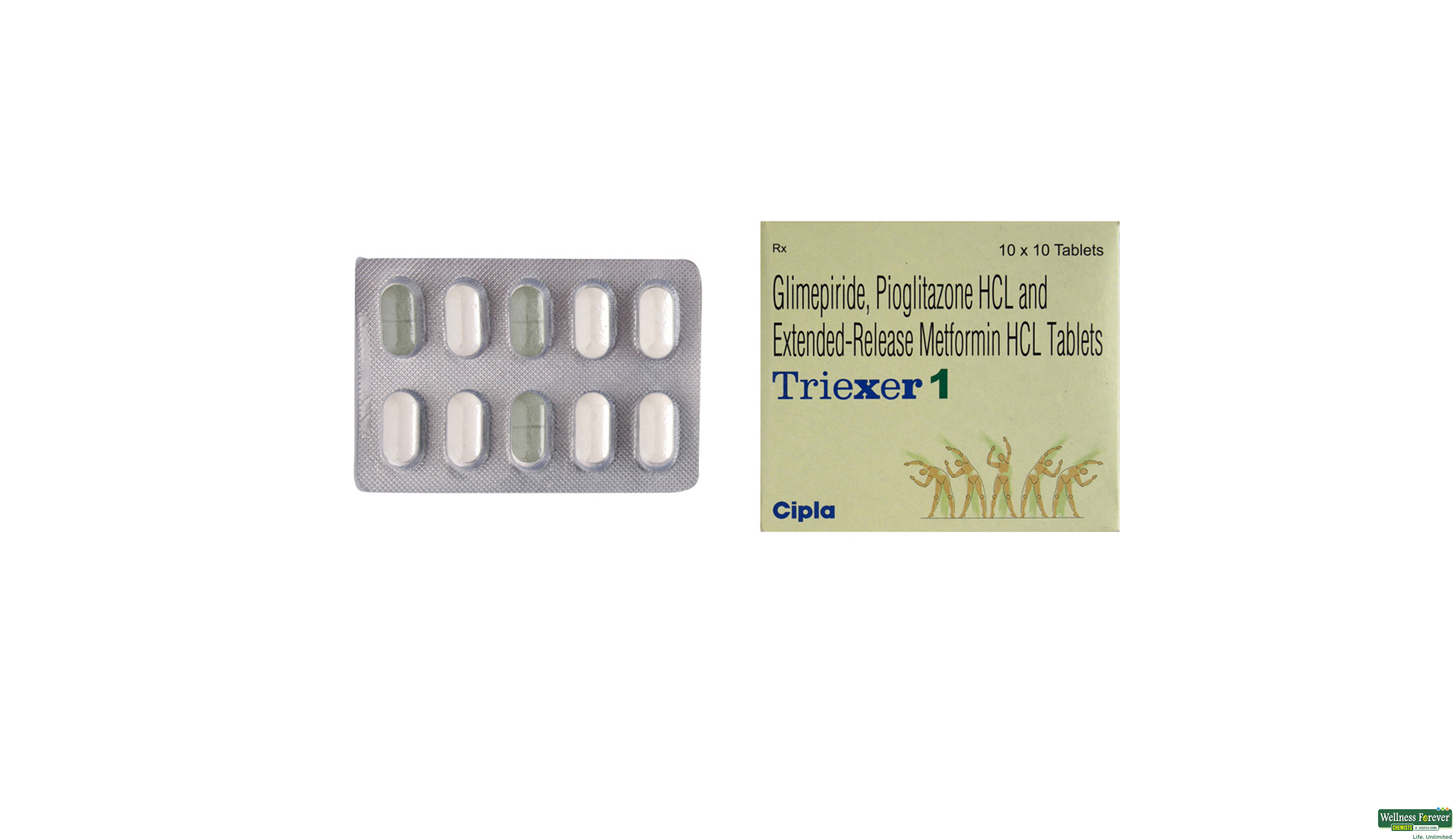 TRIEXER 1MG 10TAB- 1, 10TAB, 