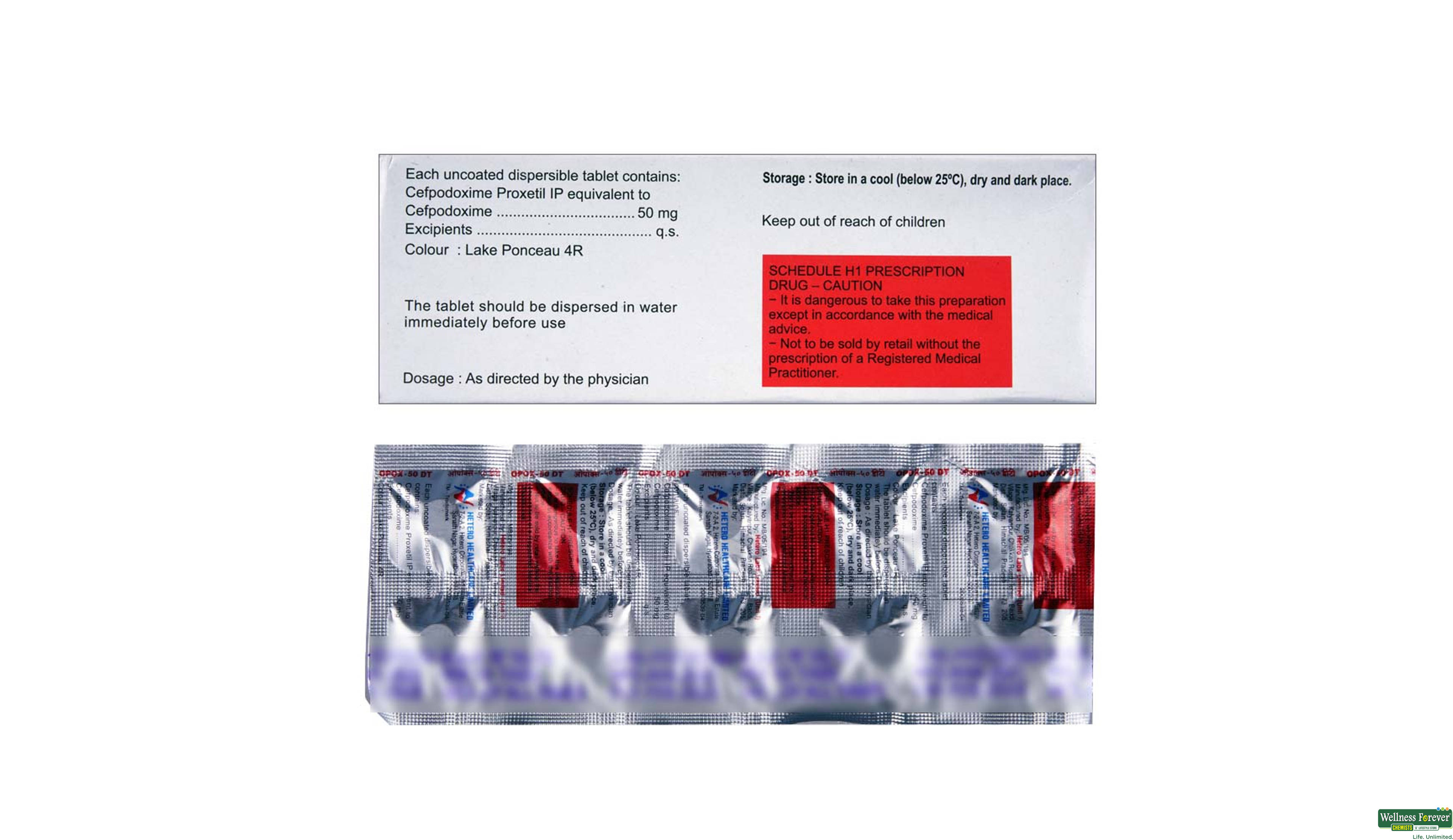OPOX 50DT 10TAB- 2, 10TAB, 