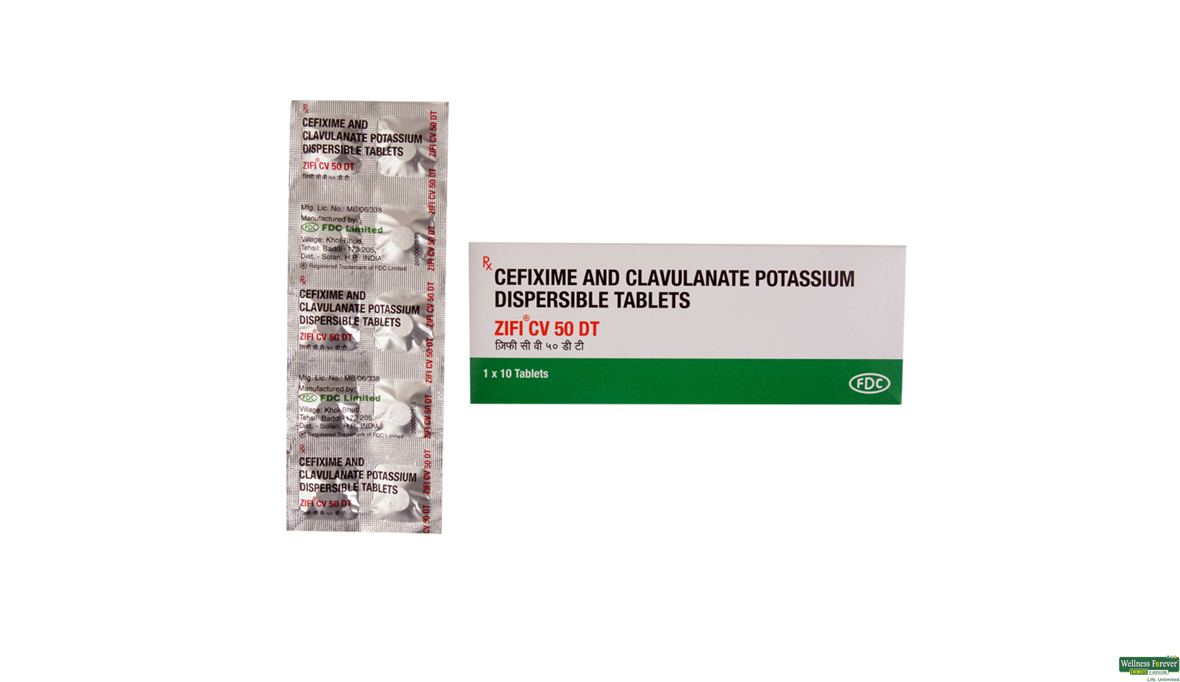 ZIFI-CV 50DT 10TAB- 1, 10TAB, null
