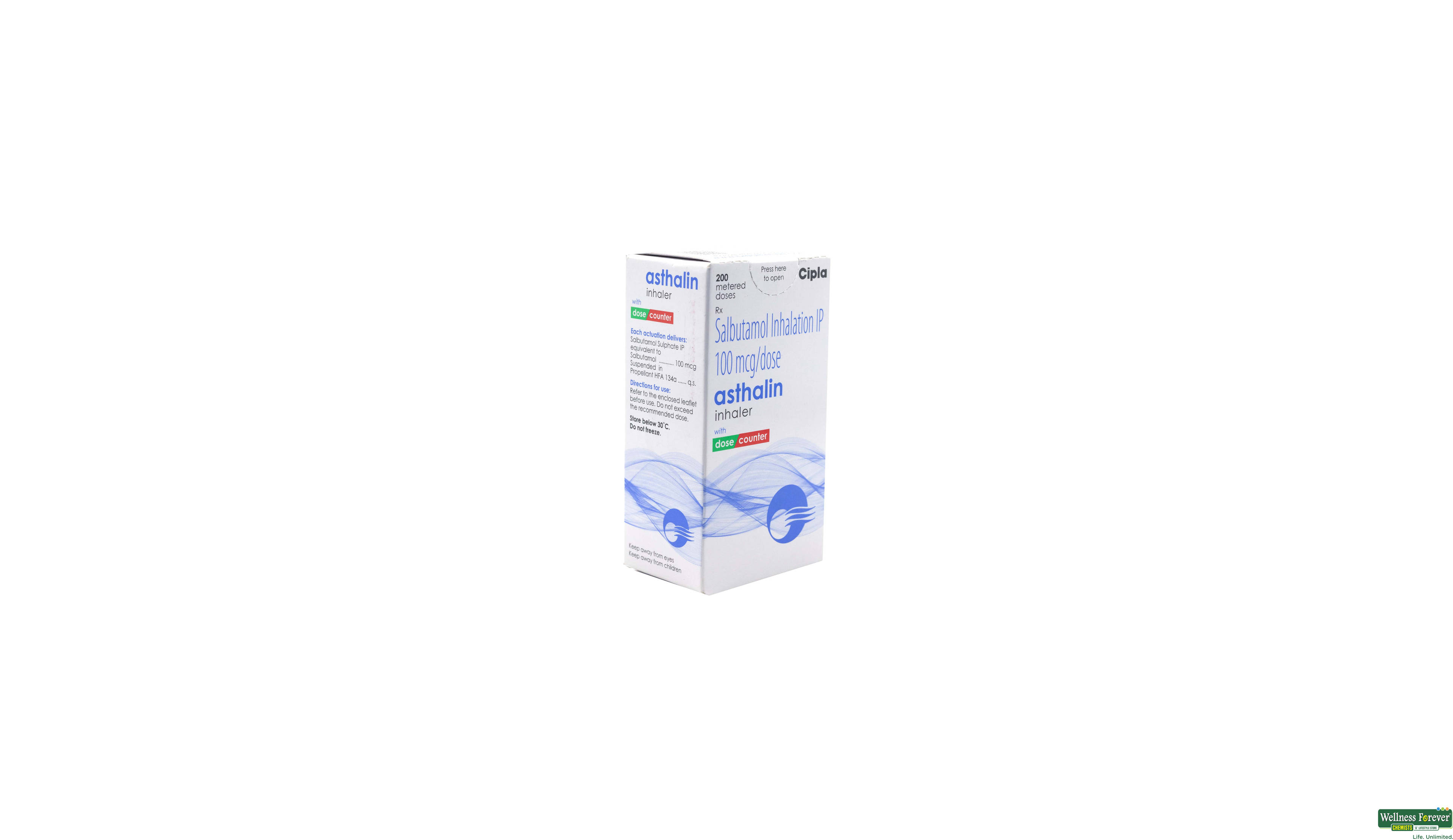 ASTHALIN INHALER- 1, 1PC, 