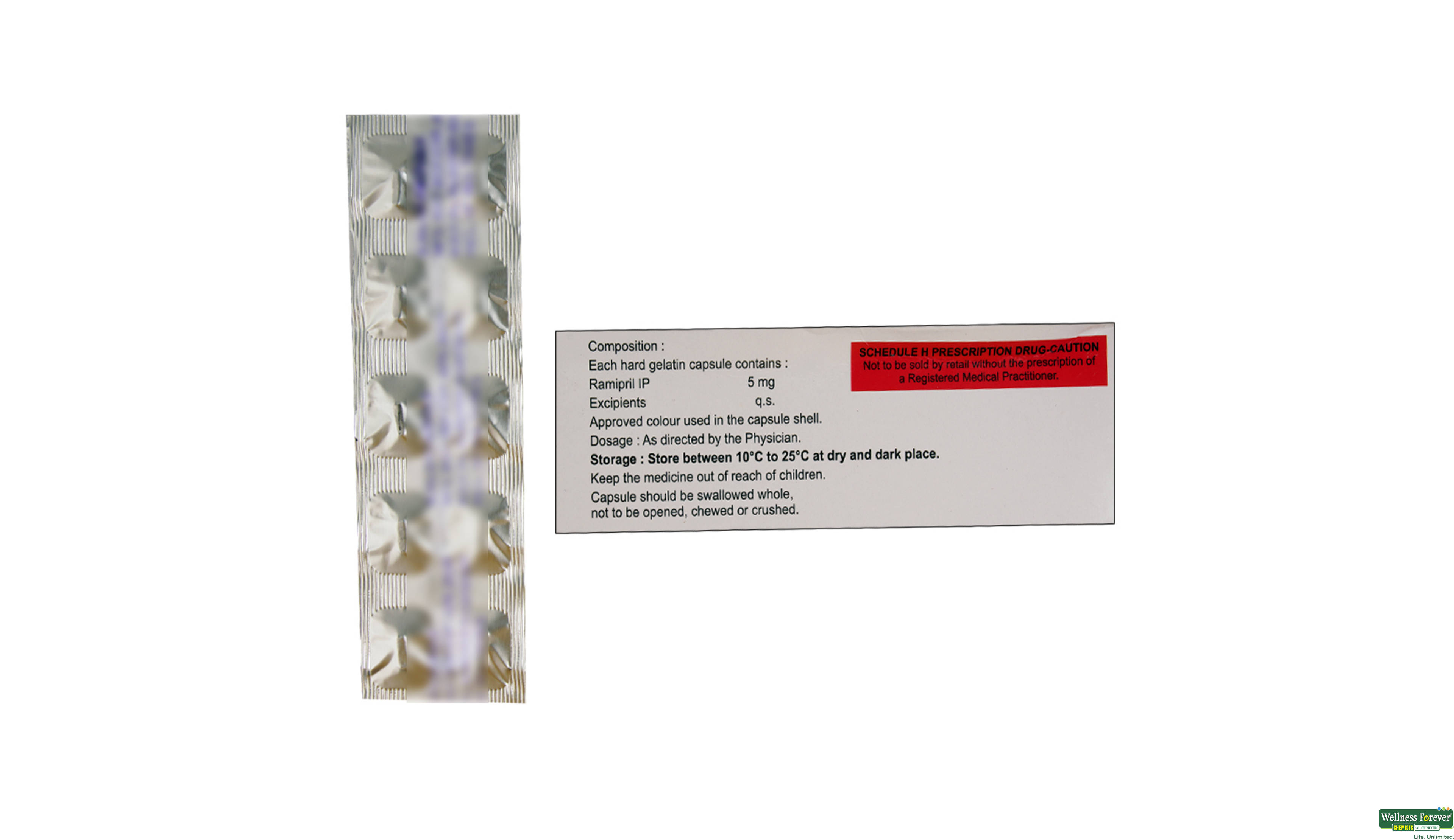 RAMISAVE 5MG 10CAP- 2, 10CAP, 