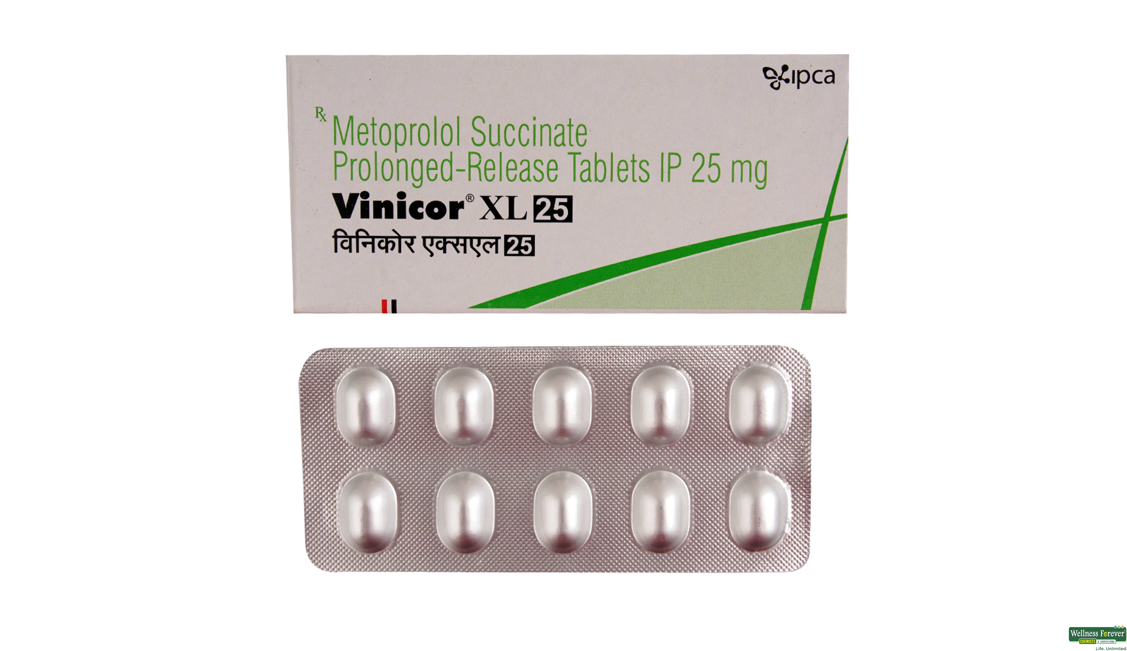 VINICOR-XL 25MG 10TAB- 1, 10TAB, 