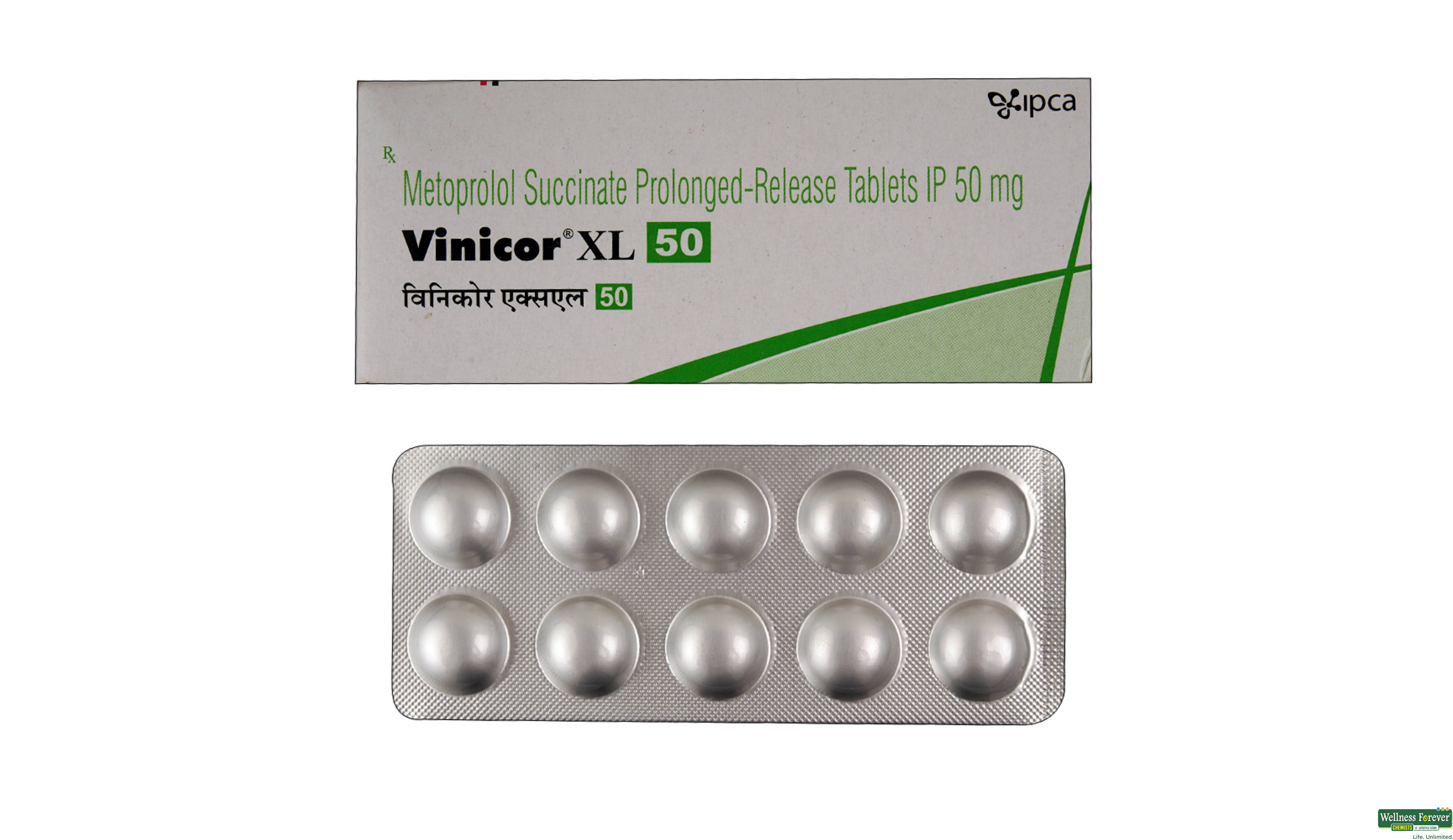 VINICOR-XL 50MG 10TAB- 1, 10TAB, 