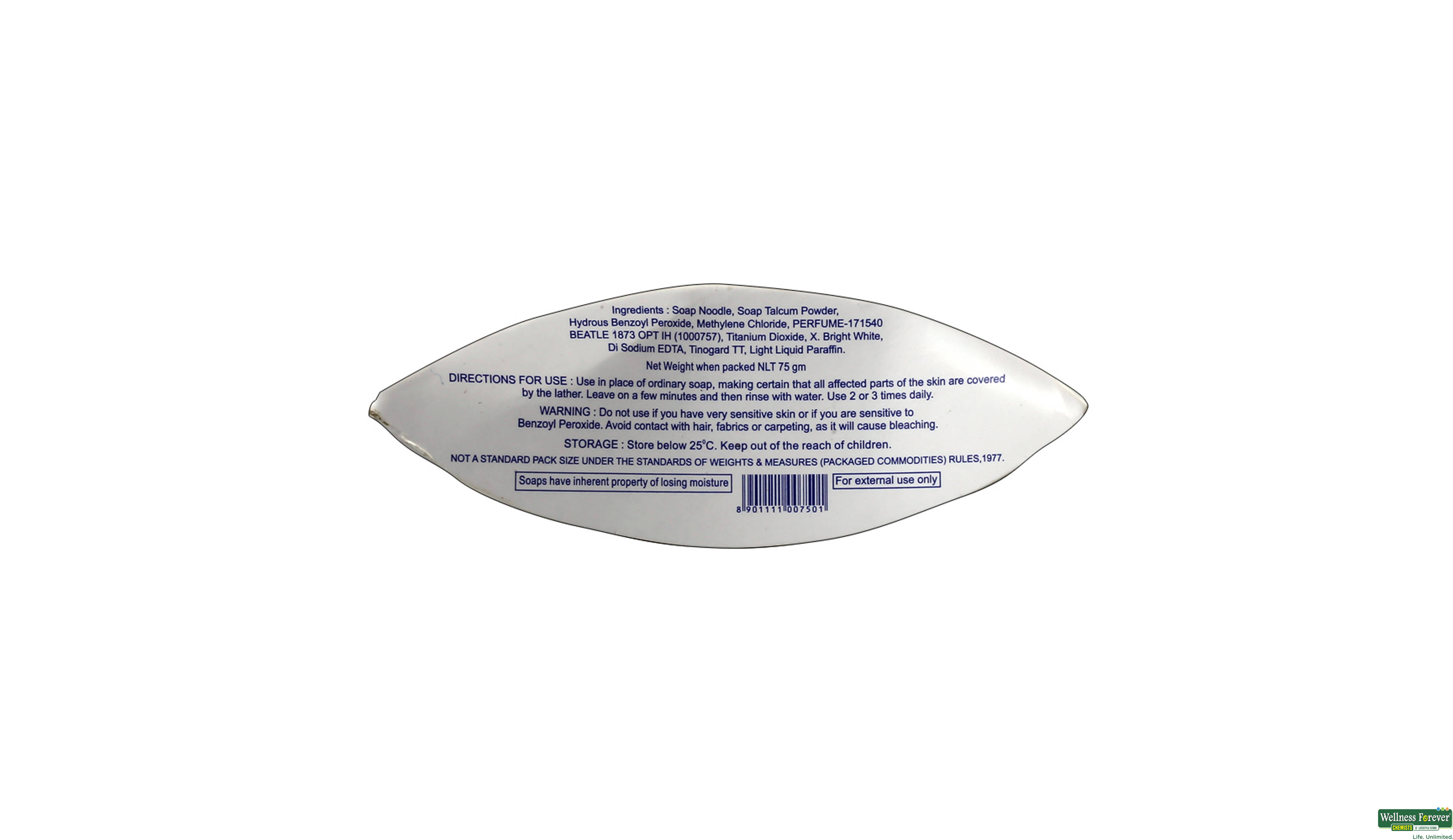 PEROBAR 5% SOAP 75GM- 2, 75GM, 