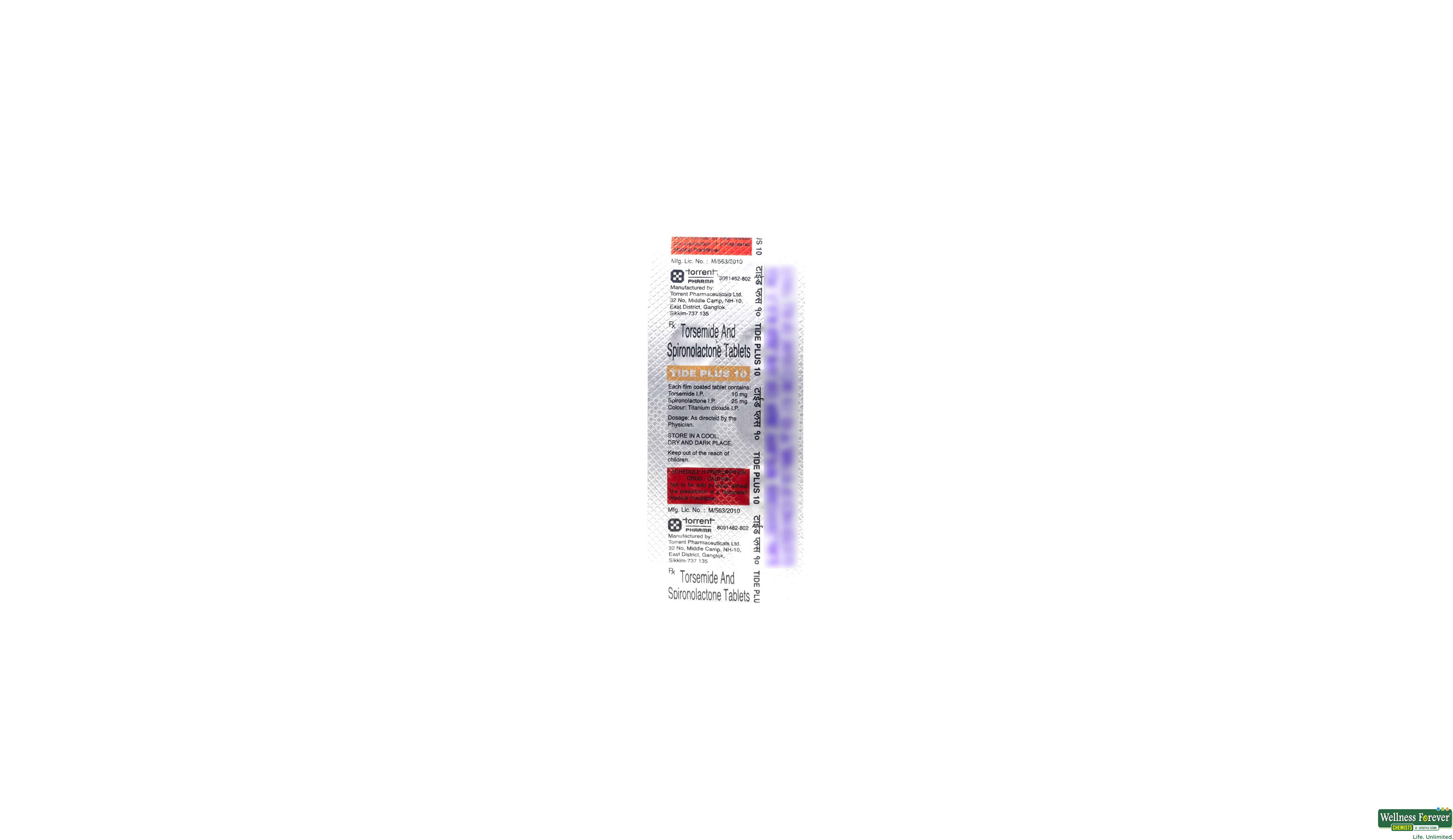 TIDE-PLUS 10MG 10TAB- 1, 10TAB, null