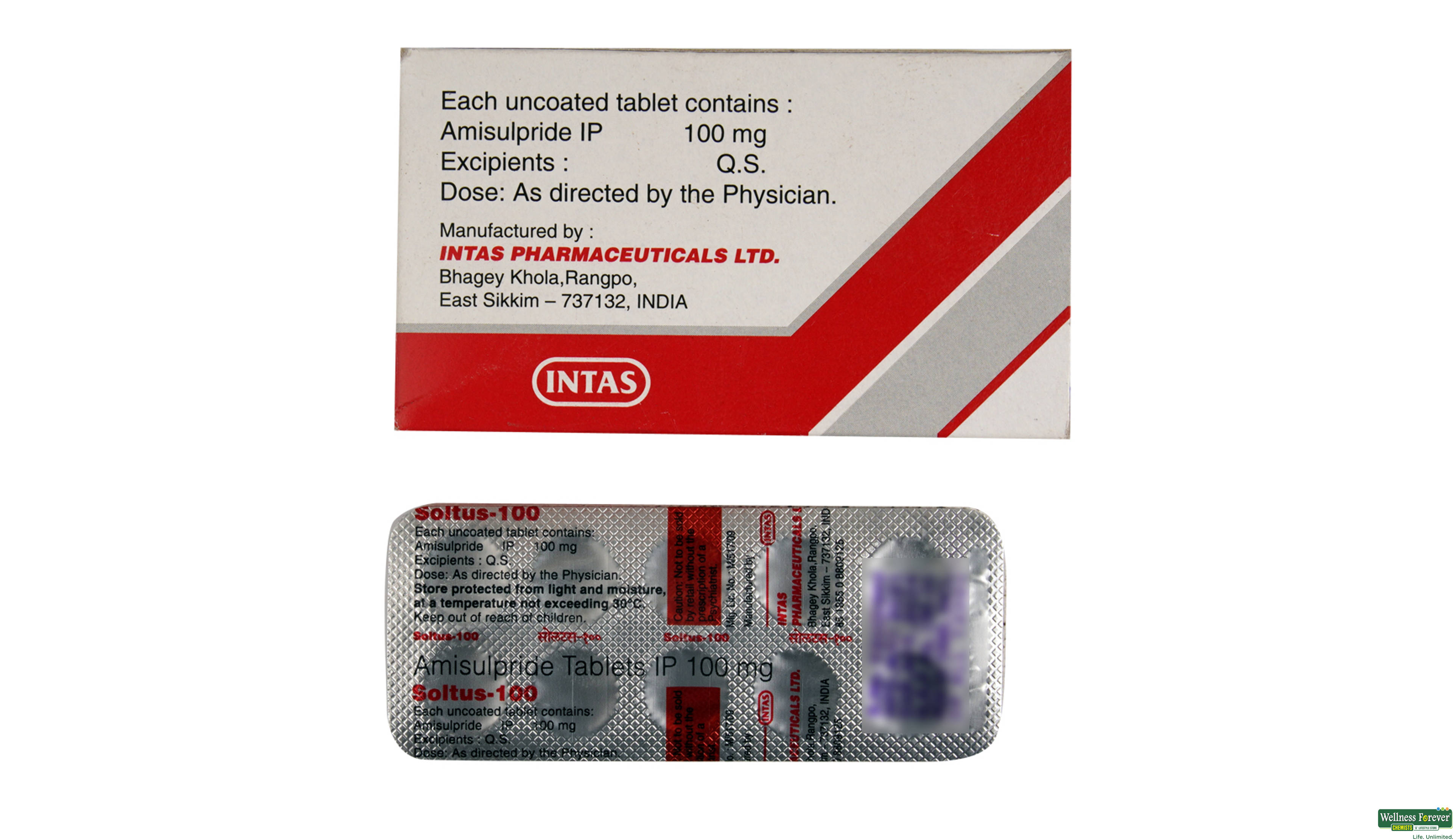 SOLTUS 100MG 10TAB- 2, 10TAB, 