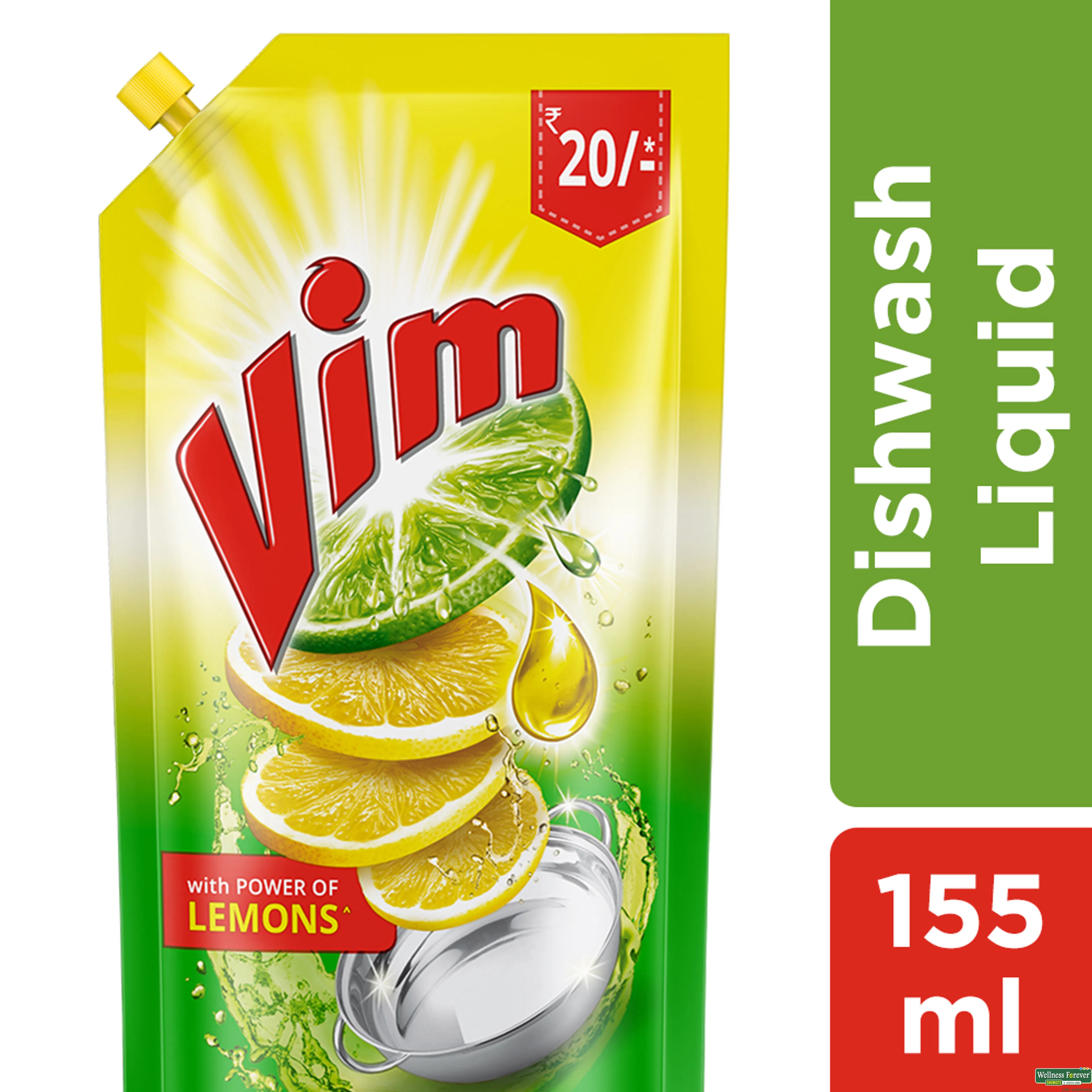 VIM DROP LIQ DISH WASH LEMON 140ML-image