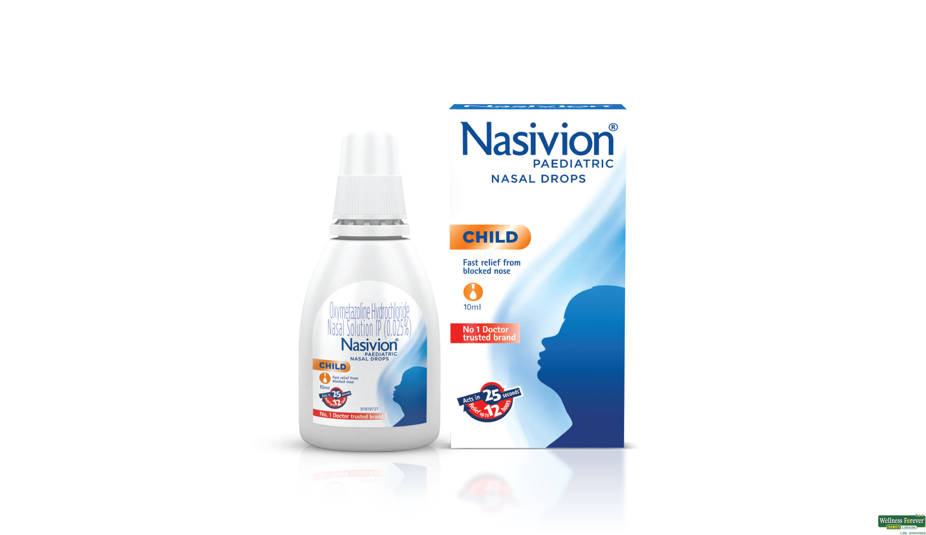 NASIVION 0.025% PAED N/DROP- 1, 1PC, 