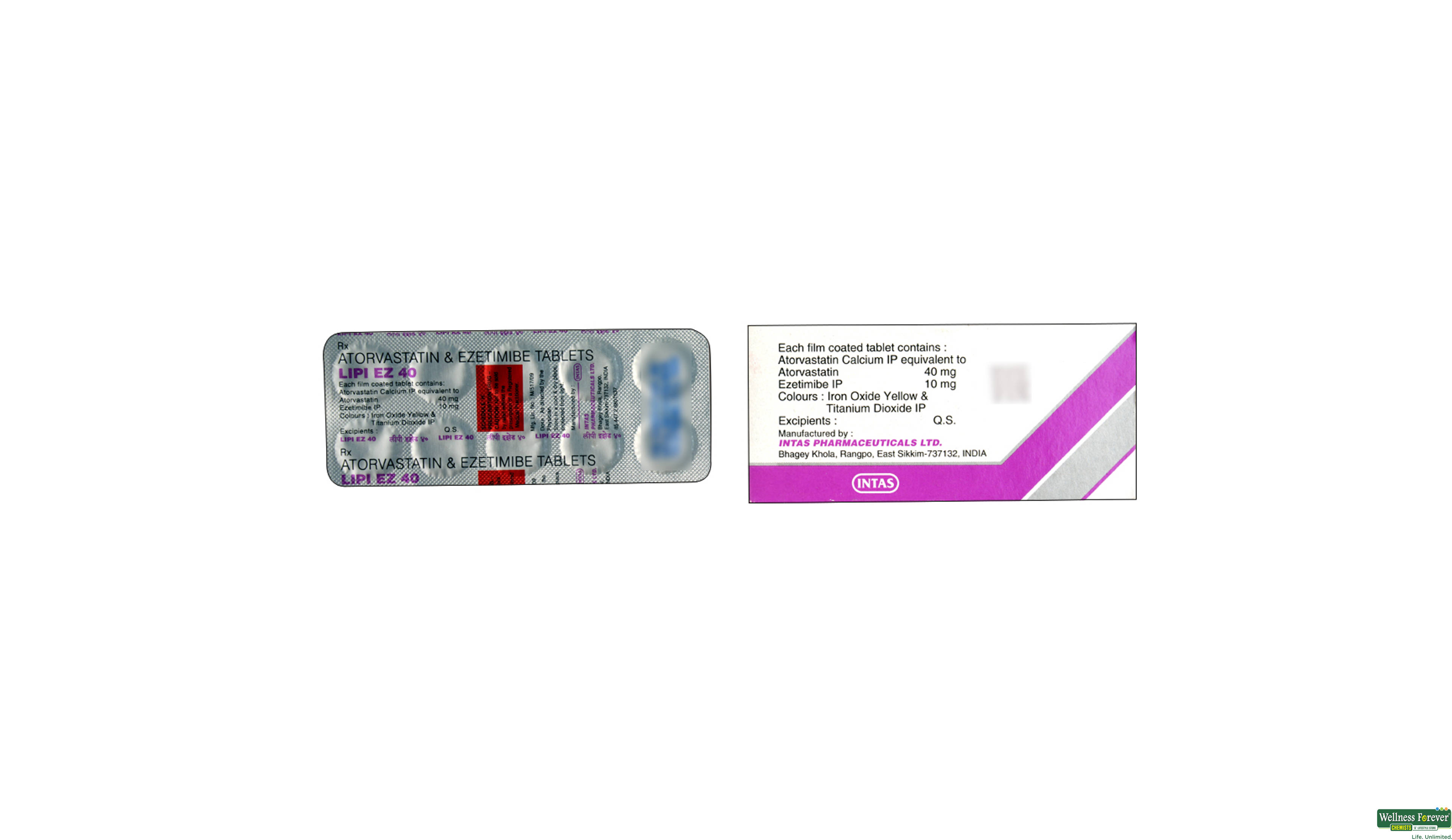 LIPI-EZ 40MG 10TAB- 1, 10TAB, null
