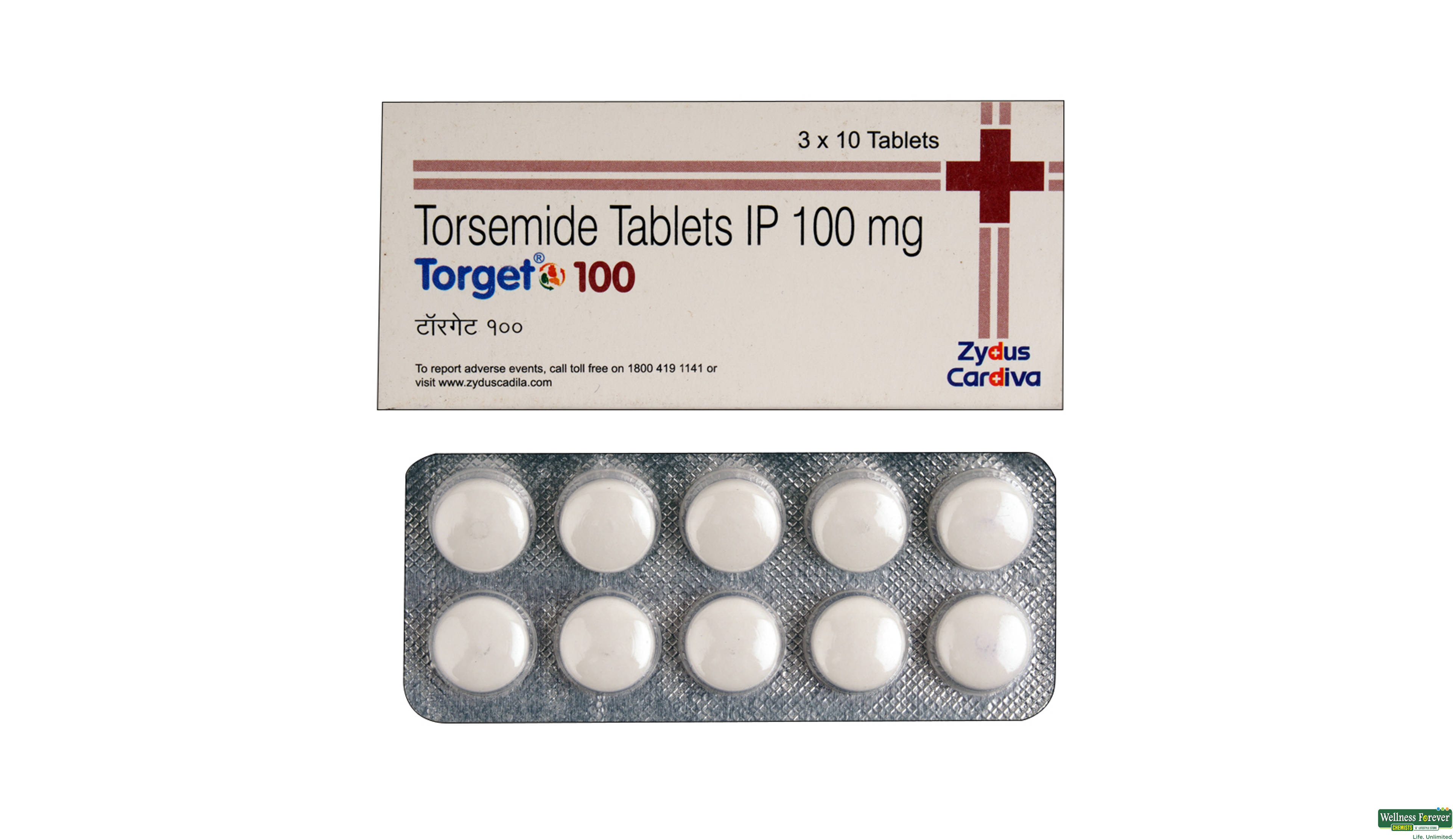 TORGET 100MG 10TAB- 1, 10TAB, 