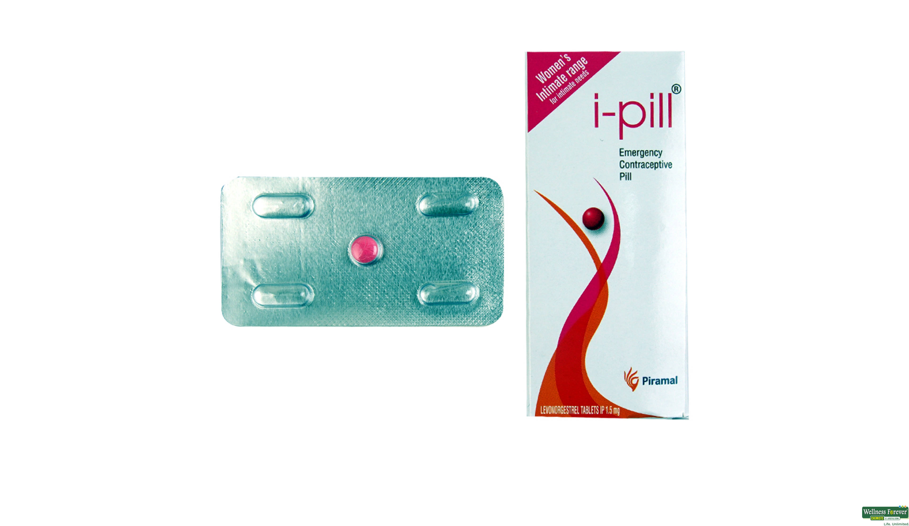 I-PILL 1TAB- 1, 1TAB, • Prevents pregnancy after unprotected sex or failure of other contraceptives.
• Can be used at any time during the menstrual cycle.
• Single-dose, easy to take emergency contraceptive.