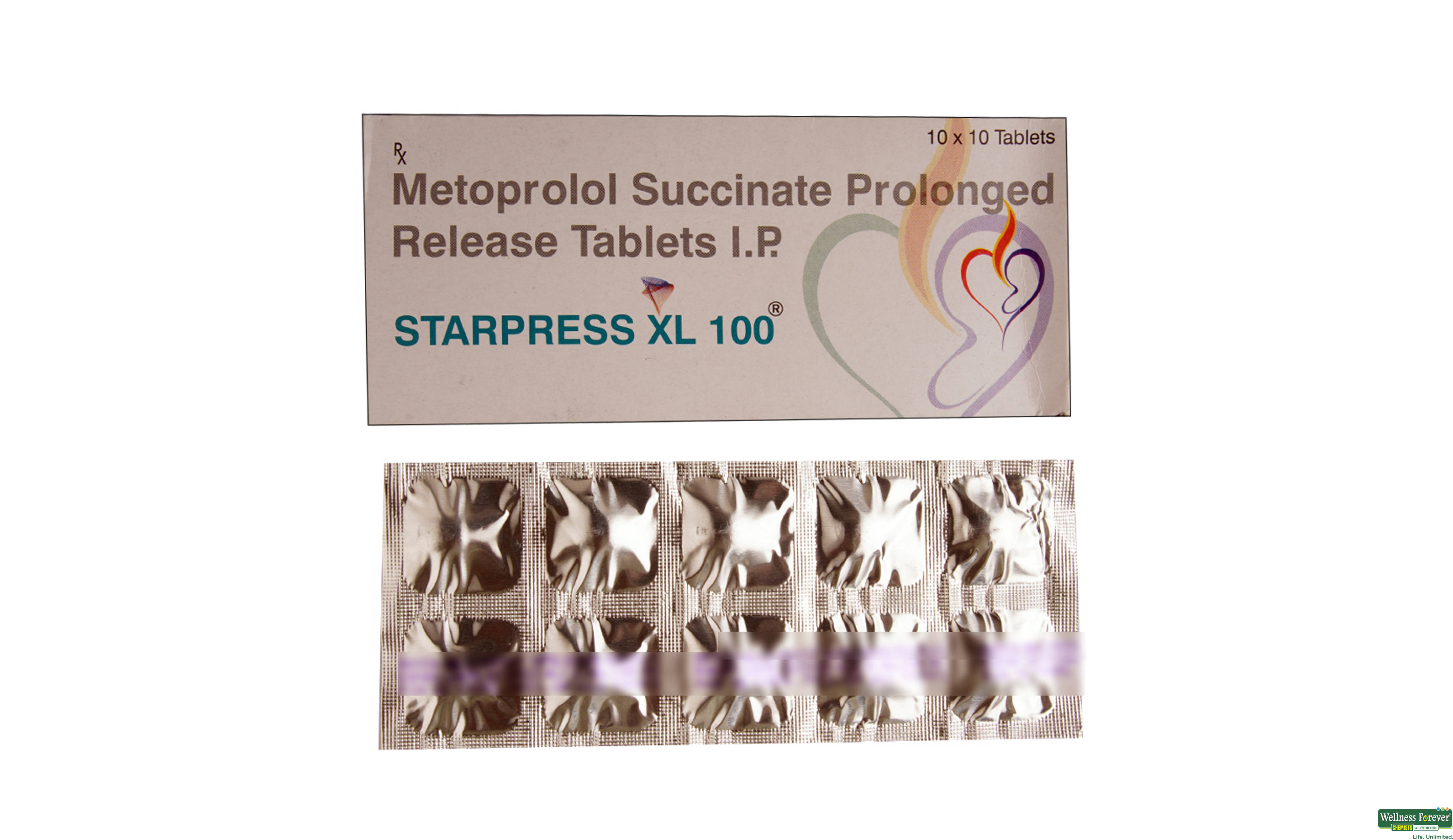 STARPRESS-XL 100MG 10TAB- 1, 10TAB, 