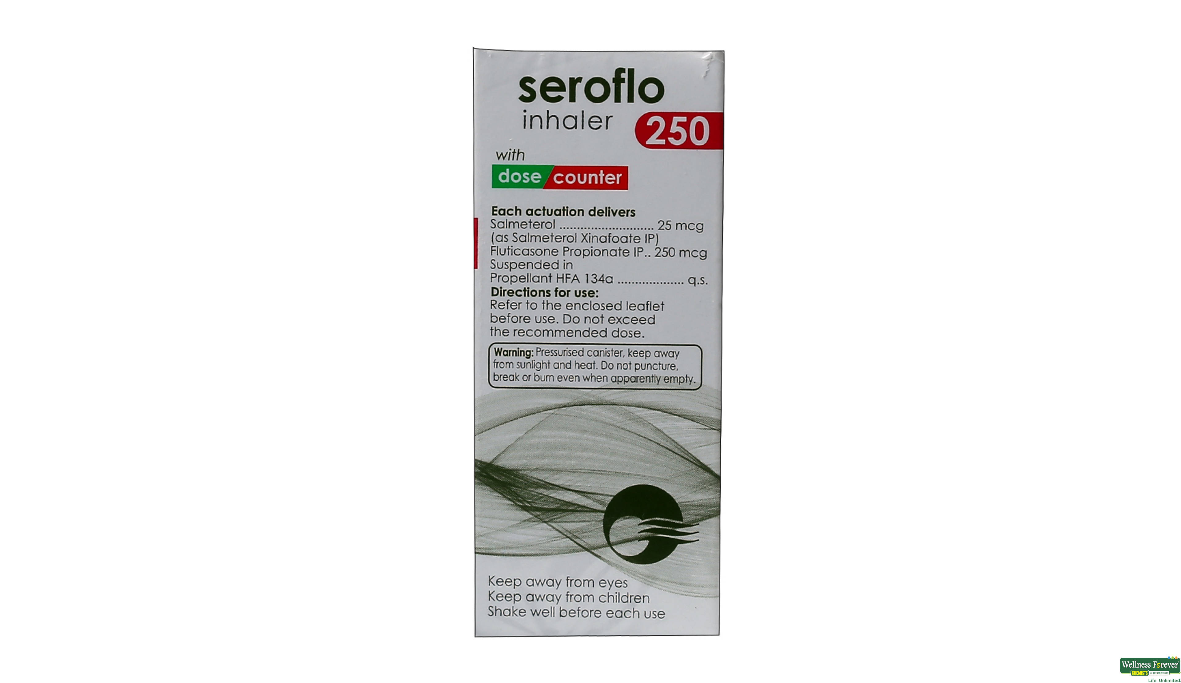 SEROFLO 250 INHALER- 2, 1PC, null