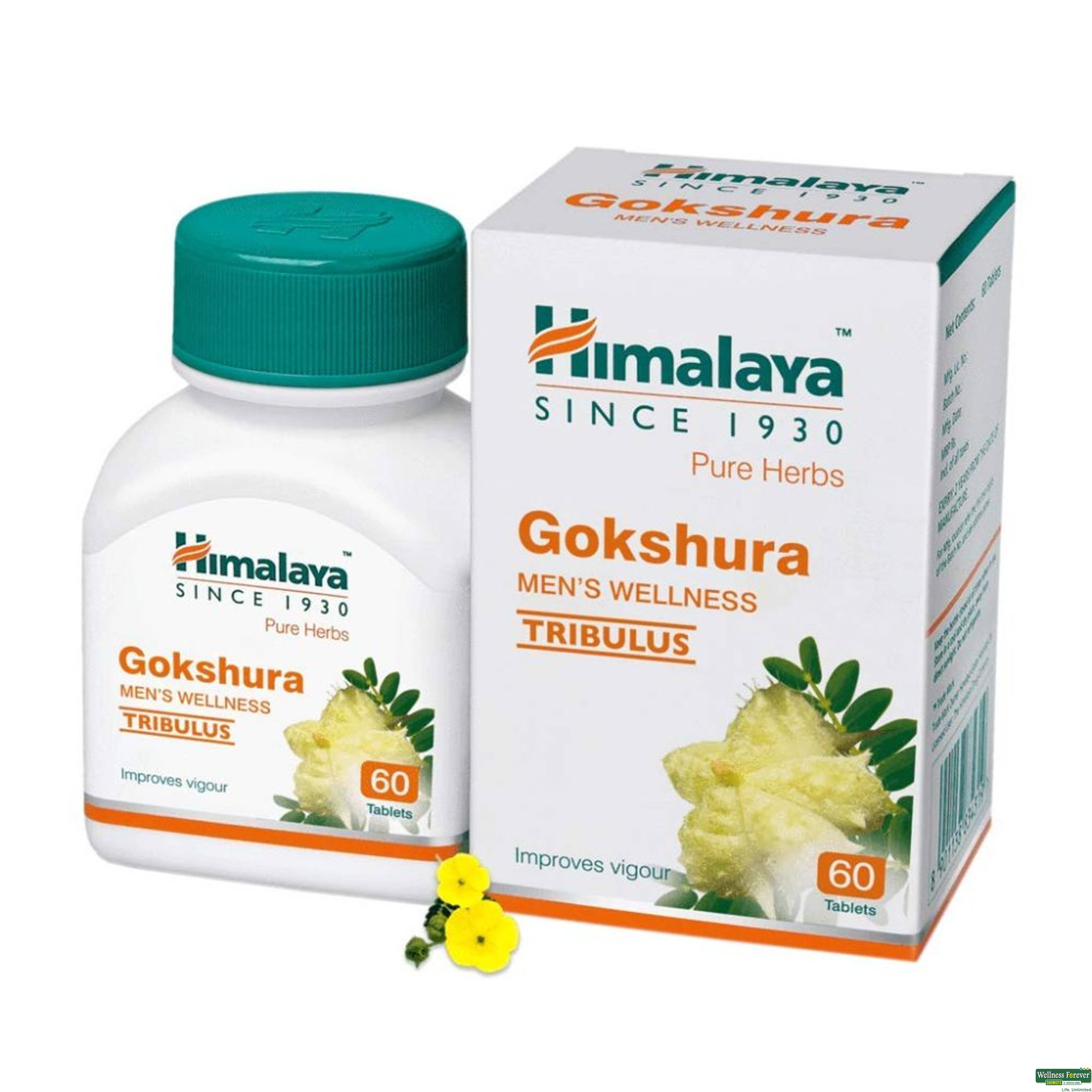 Himalaya Herbals Gokshura Tablets, 60 tablets-image