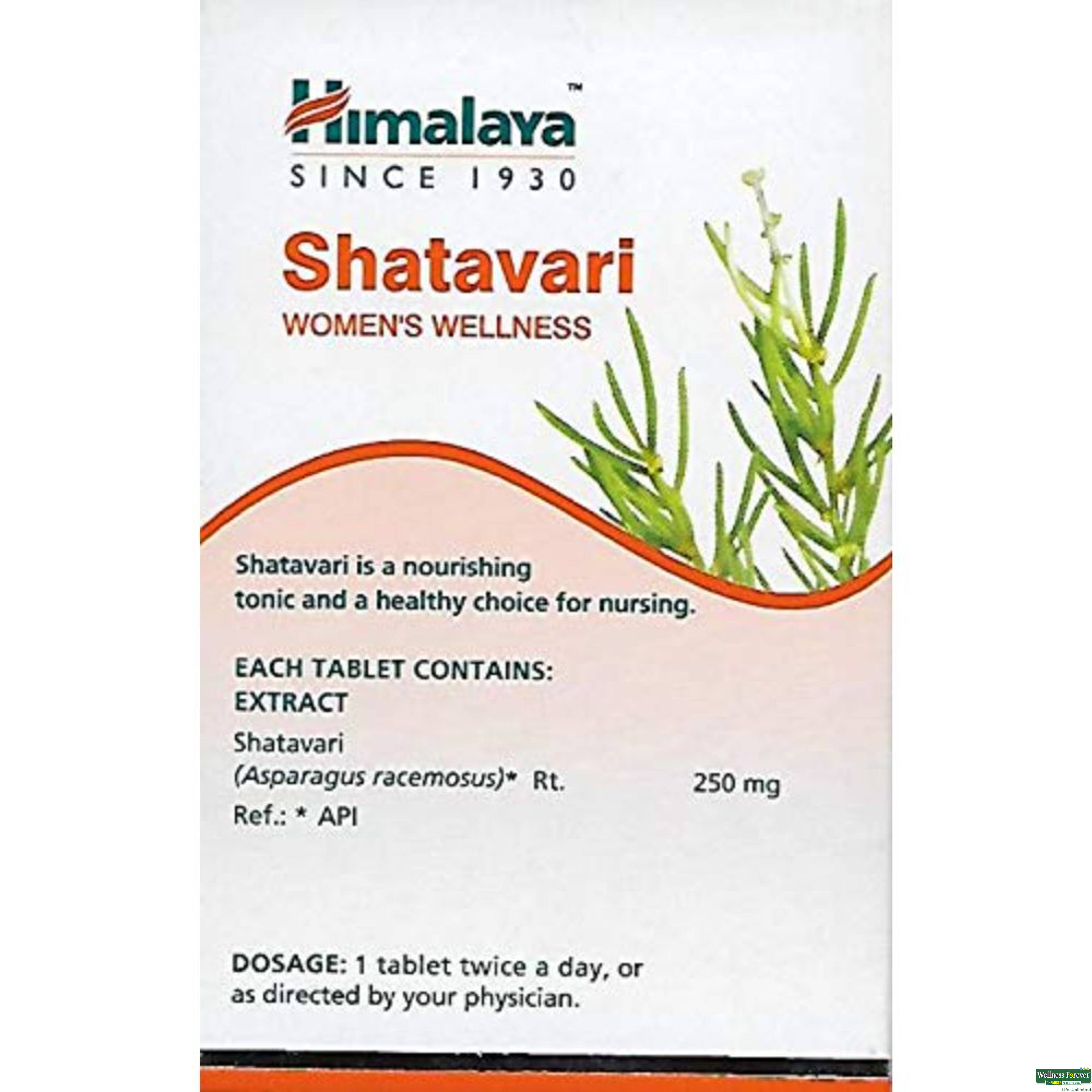 Himalaya Shatavari Tablets, 60 tablets-image