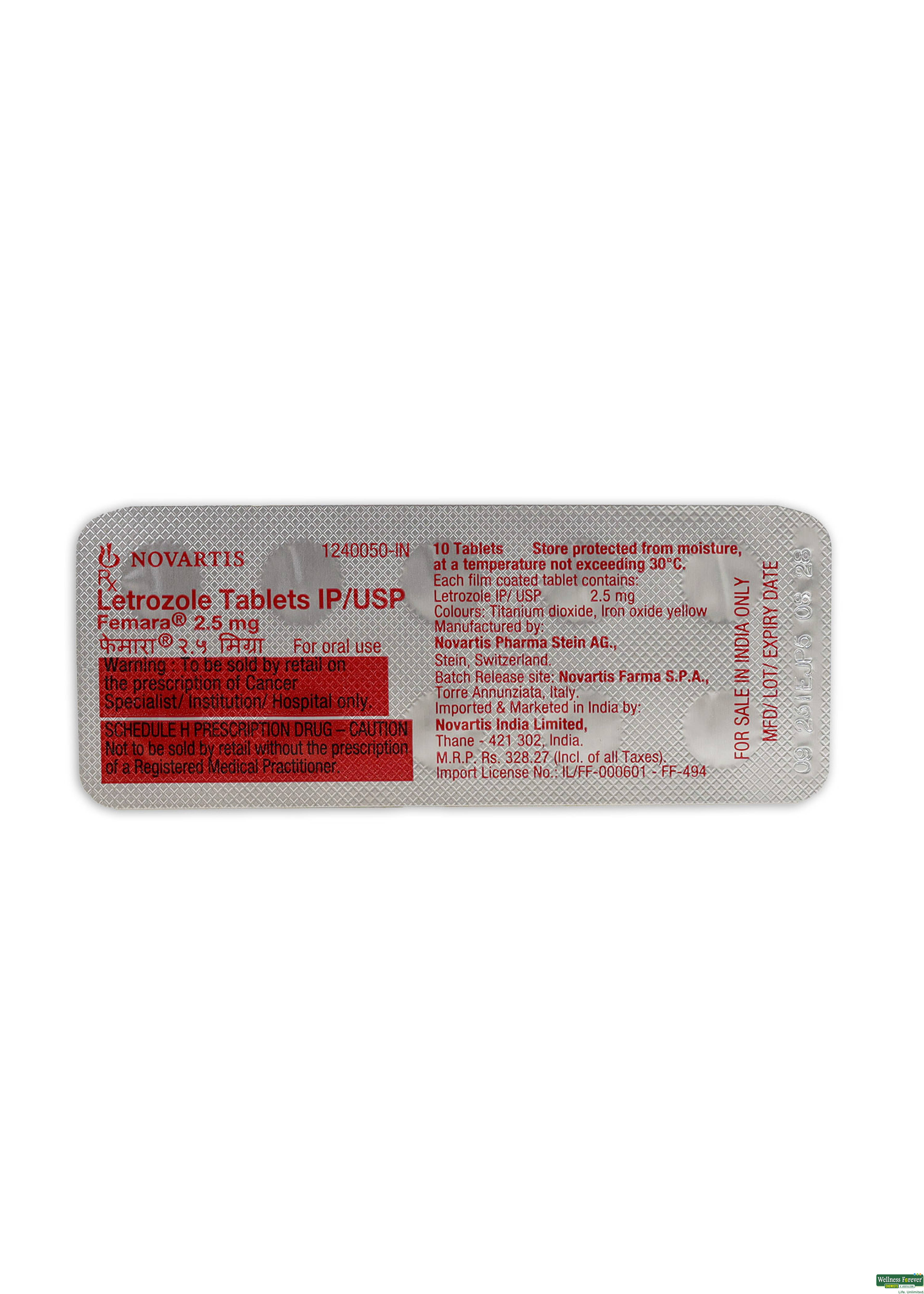 FEMARA 2.5MG 10TAB-image