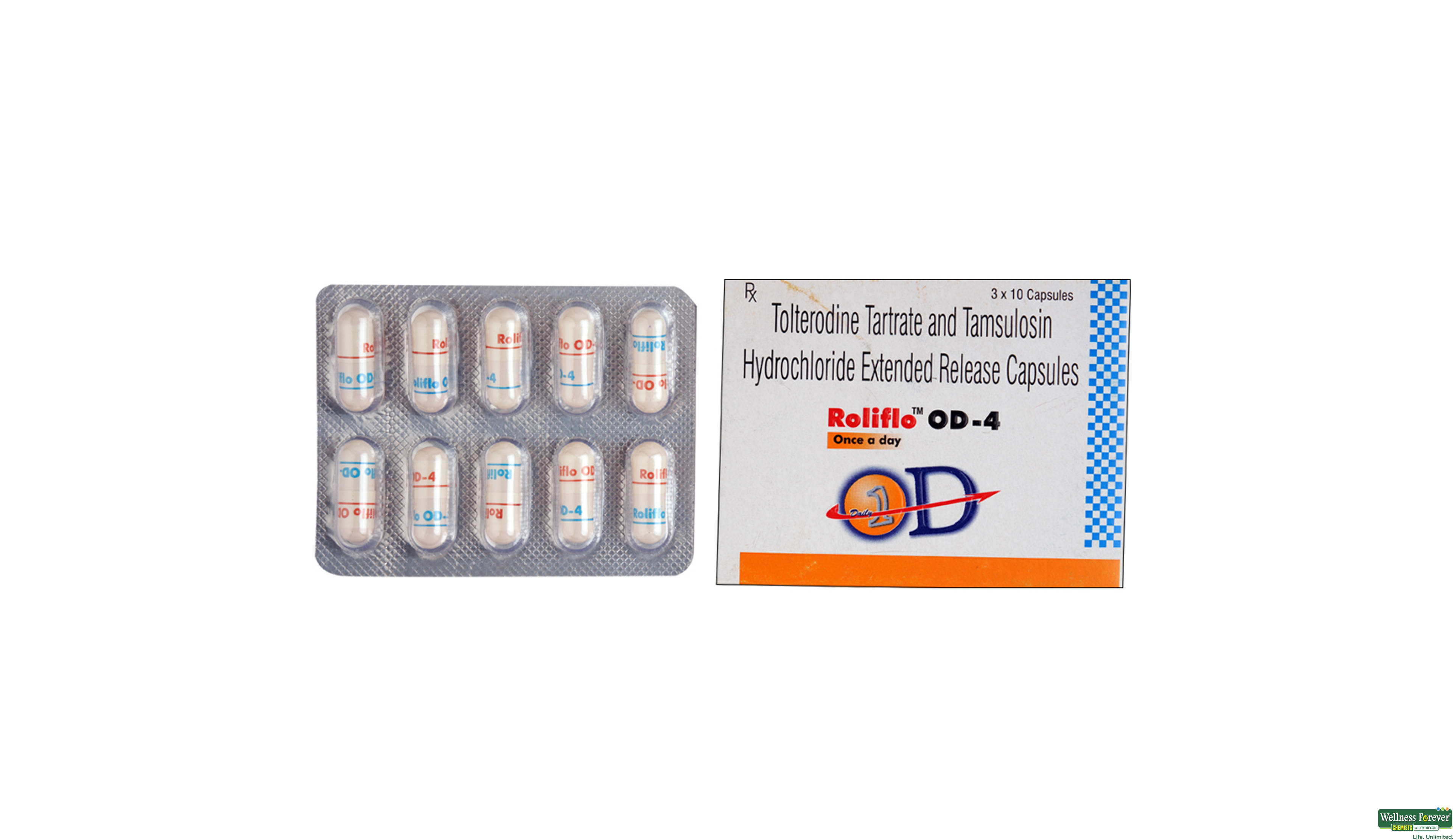 ROLIFLO-OD 4MG 10CAP- 1, 10CAP, 