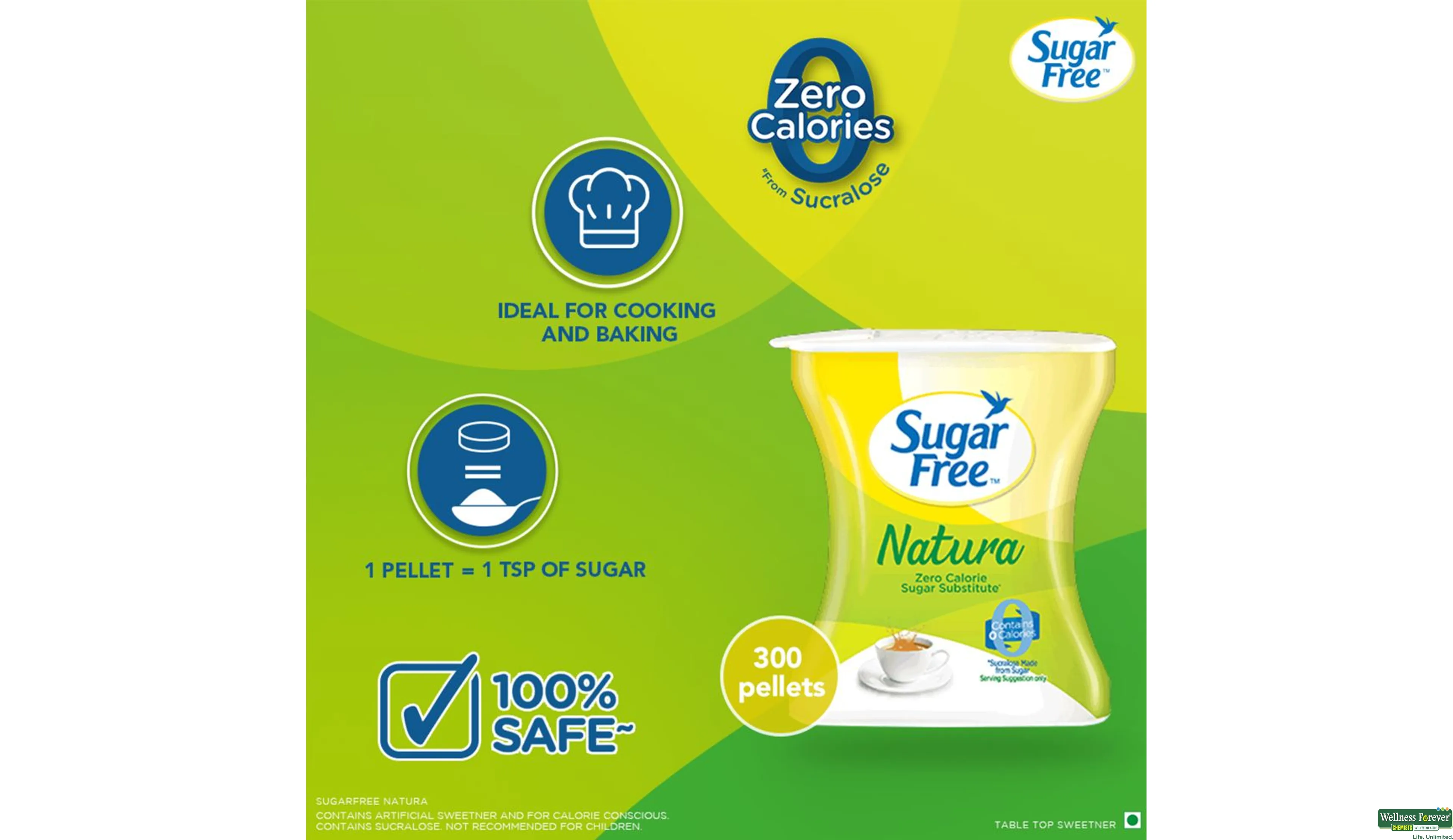 Buy Sugar Free Natura Low Calorie Sweetener 300 pellets Online at Best Buy Sugar Free Natura Low Calorie Sweetener 300 pellets Online at Best