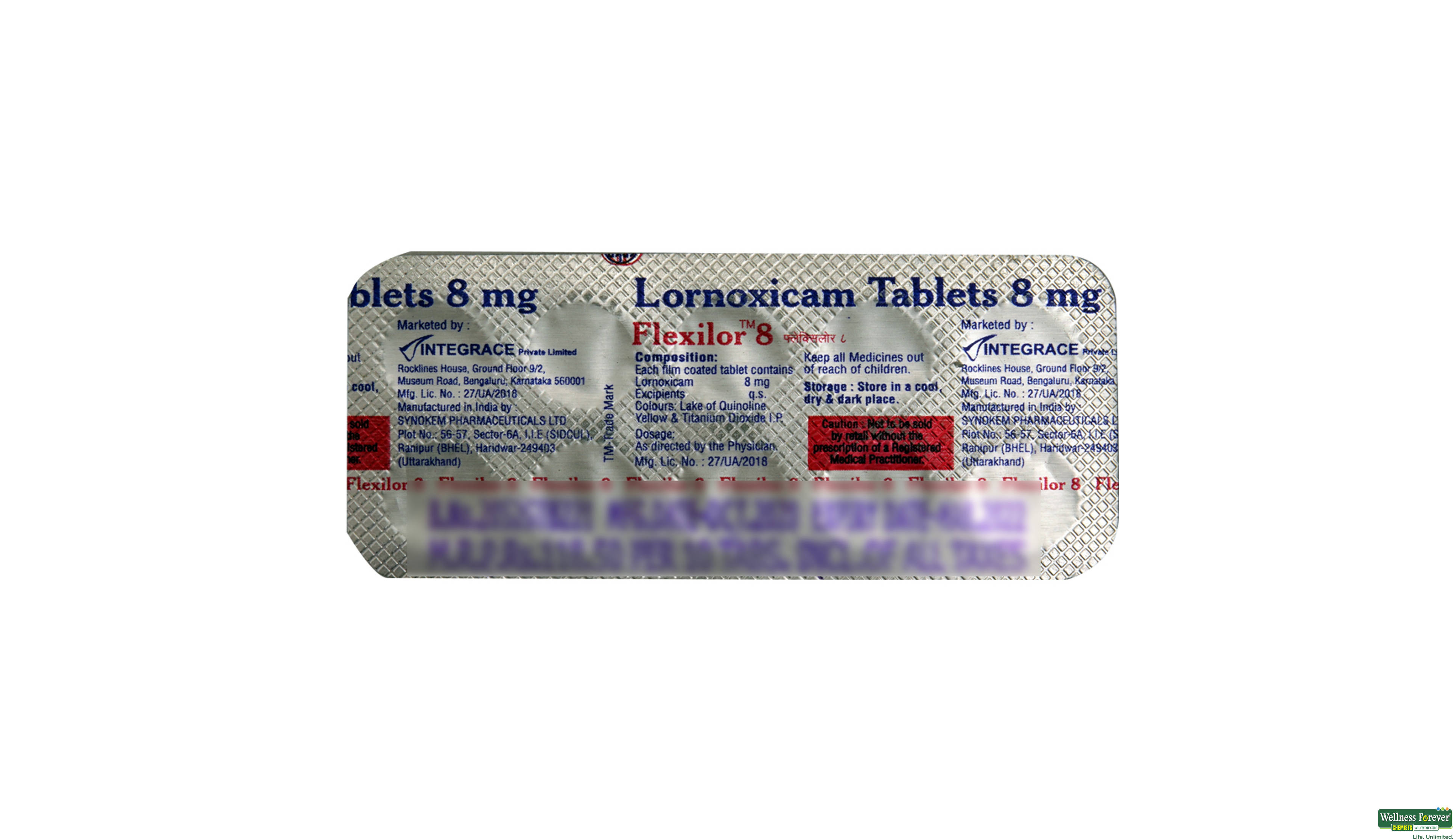 FLEXILOR 8MG 10TAB- 2, 10TAB, 