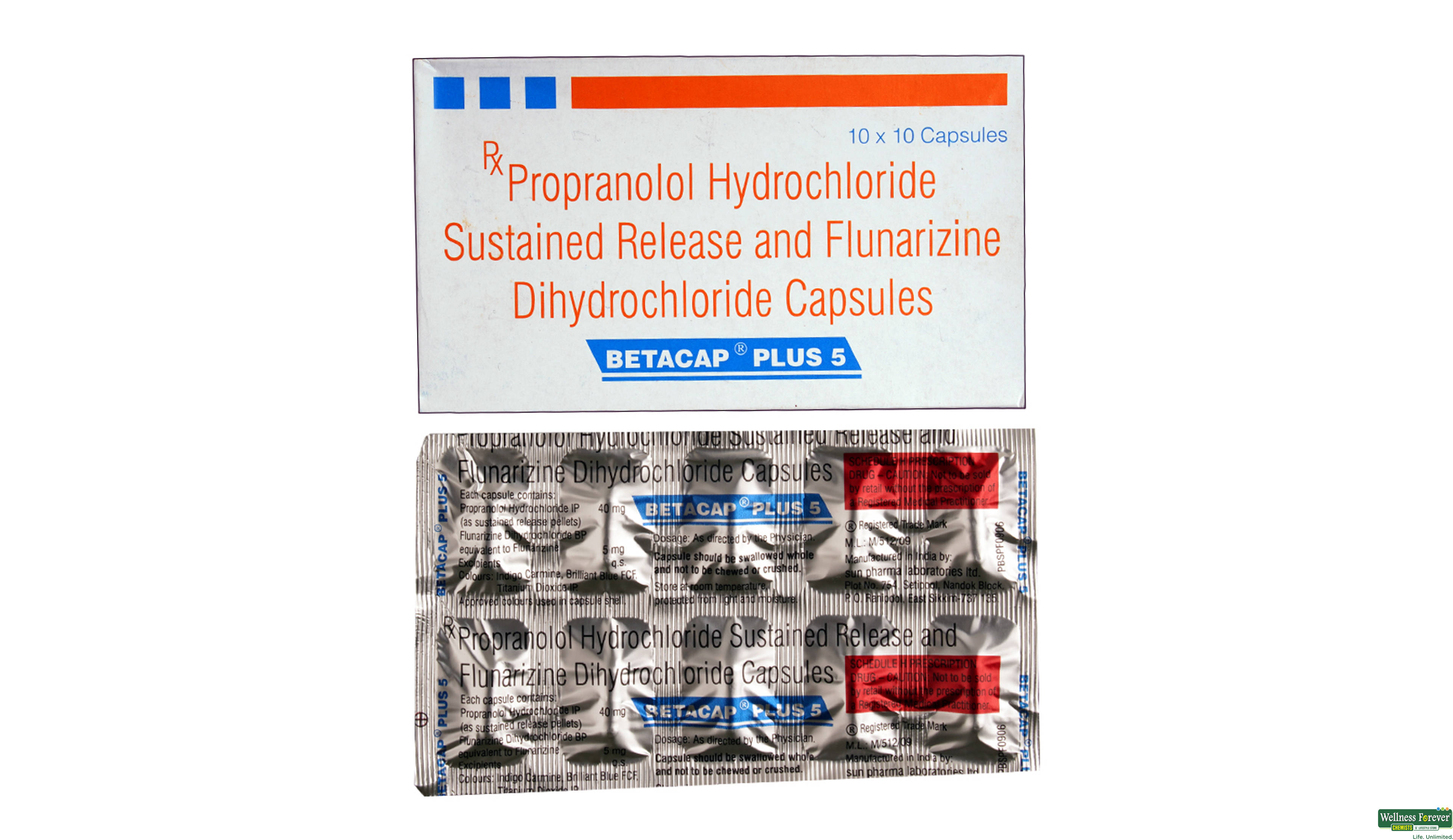 BETACAP-PLUS 5MG 10CAP- 1, 10CAP, 
